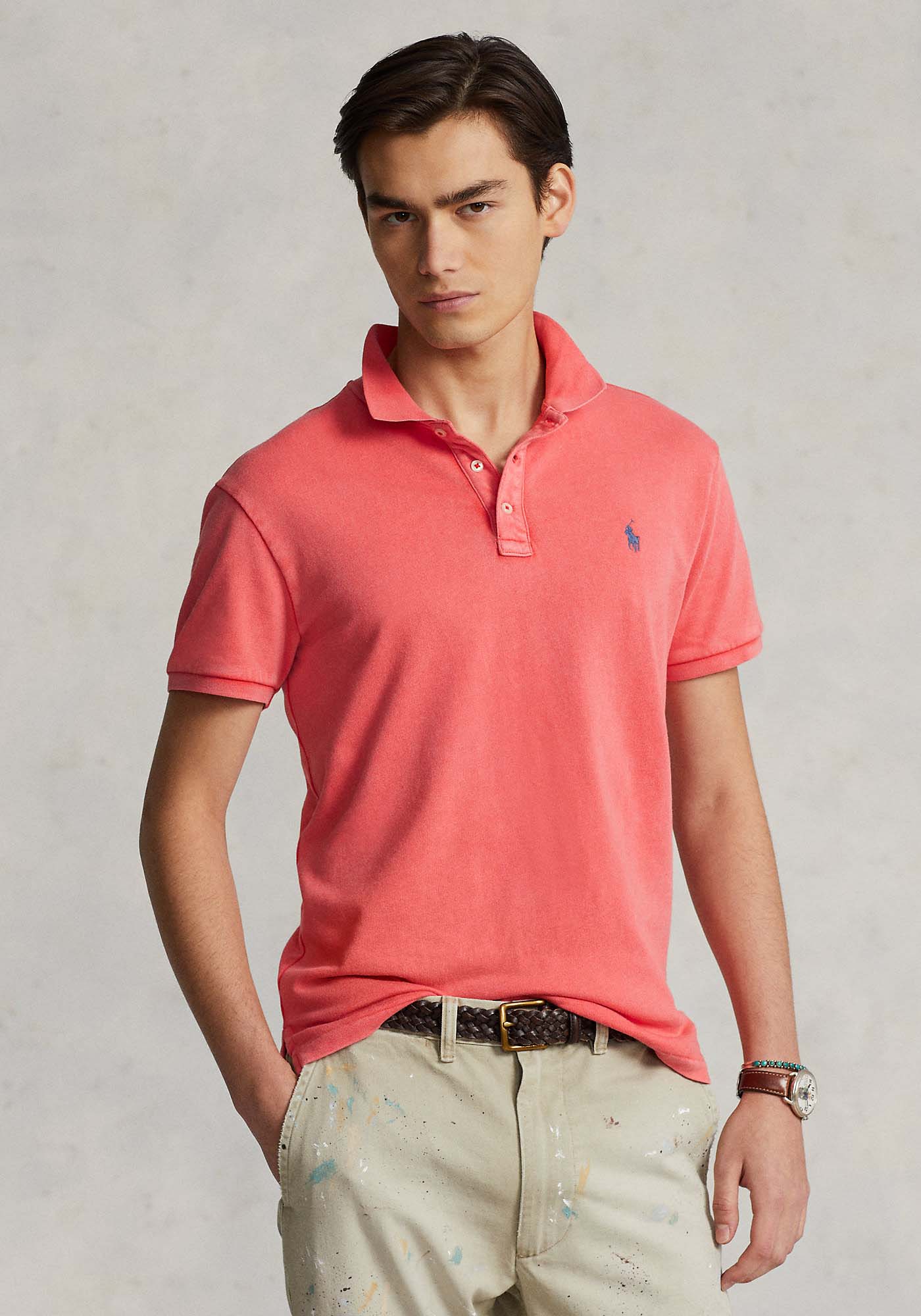Polo Ralph Lauren Polo Μπλούζα της σειράς Spa Terry - 710660897 036 Red