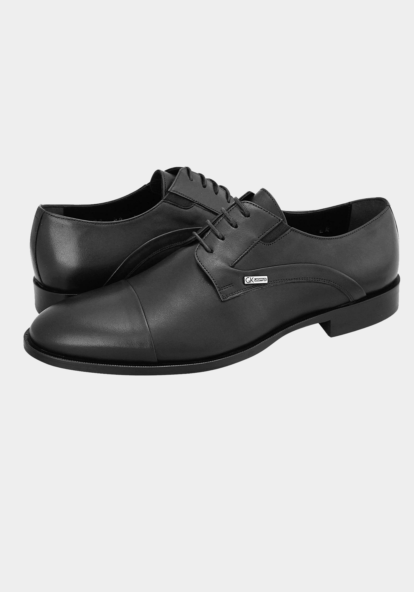 GK Uomo Δερμάτινα Παπούτσια της σειράς Stad - 19702 34 Black φωτογραφία