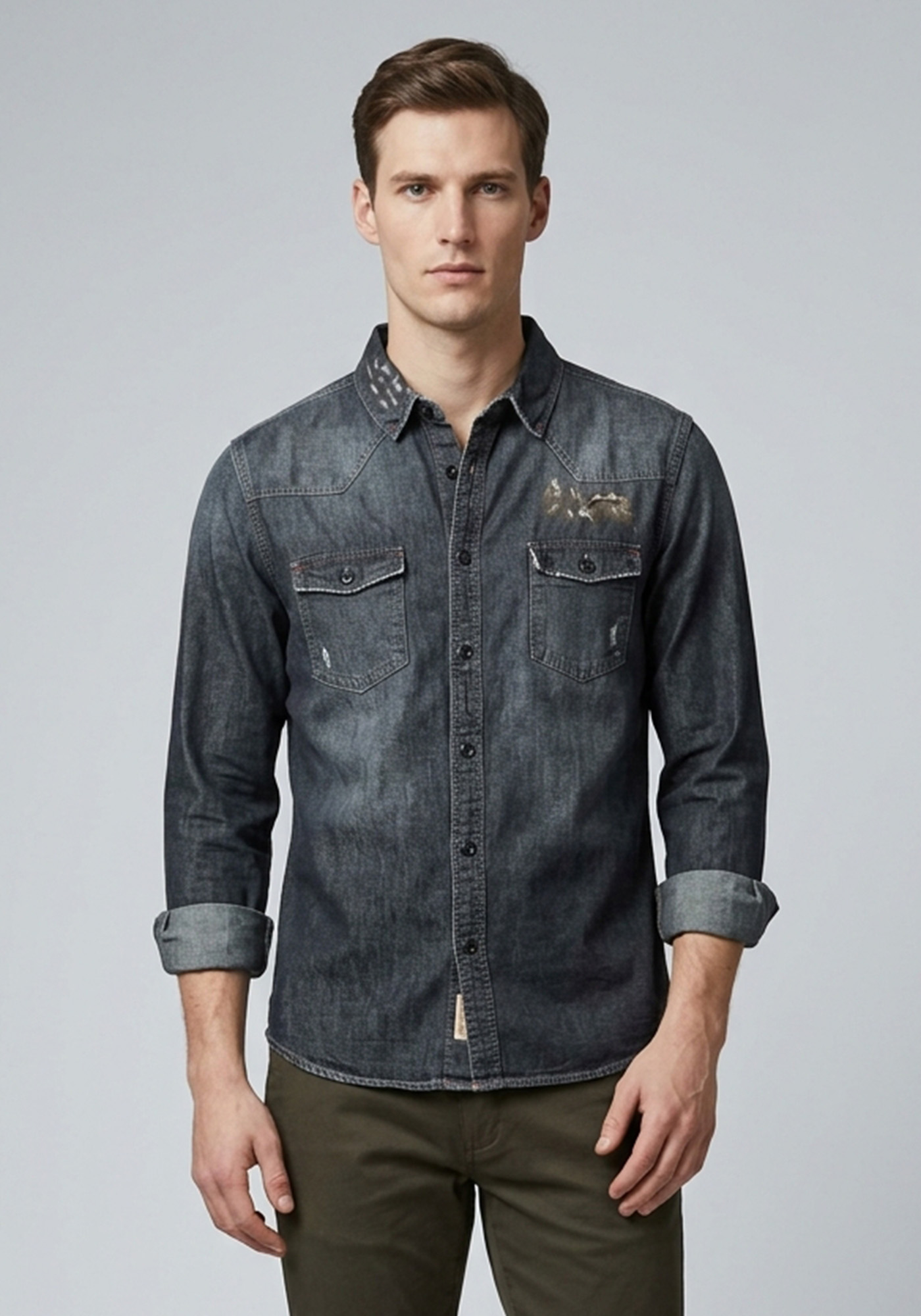 Staff Jeans & CO Πουκάμισο Fino - 61-009.030 N0000 Original