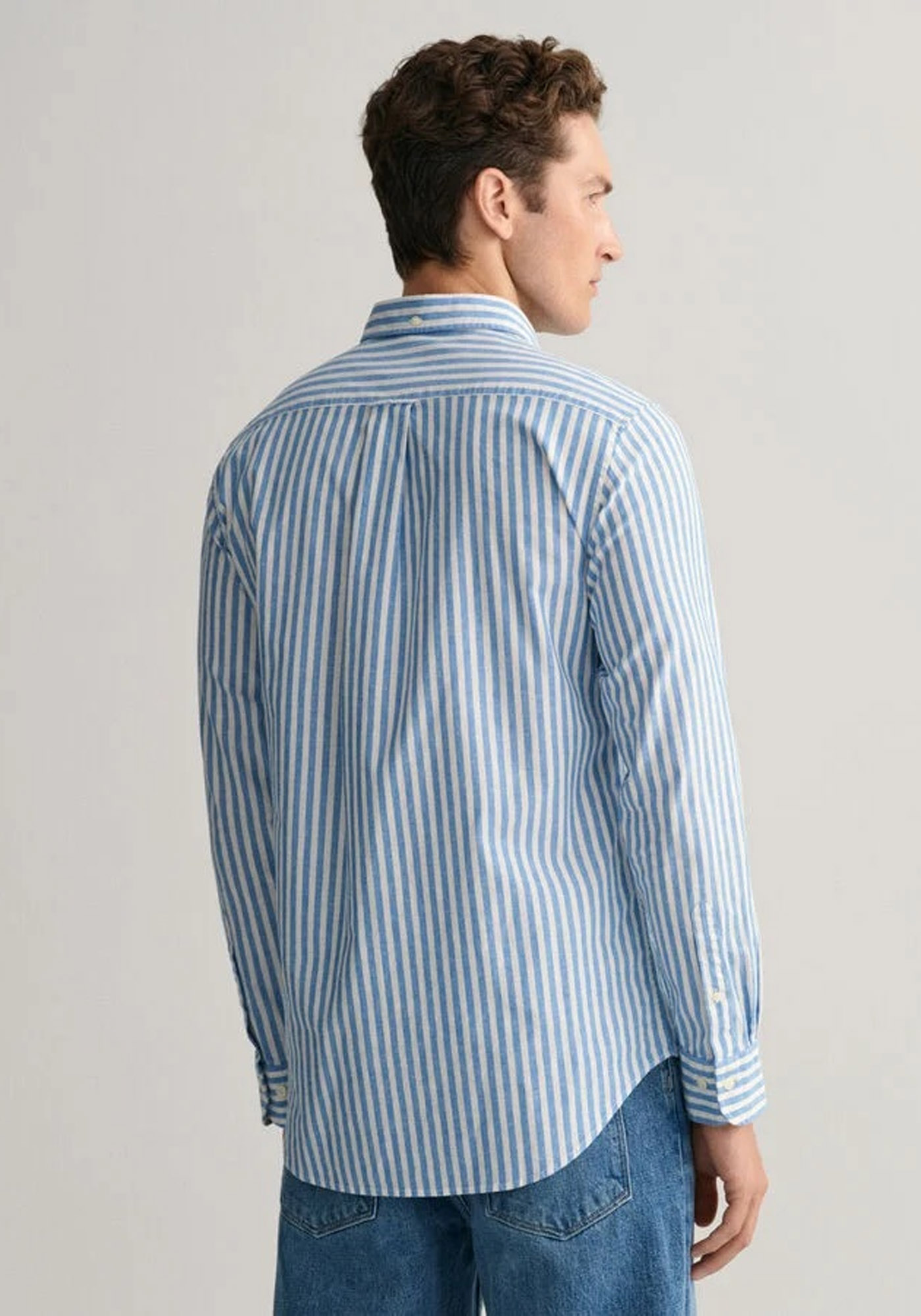 GANT Πουκάμισο της σειράς Striped Linen - 3230057 471 Day Blue