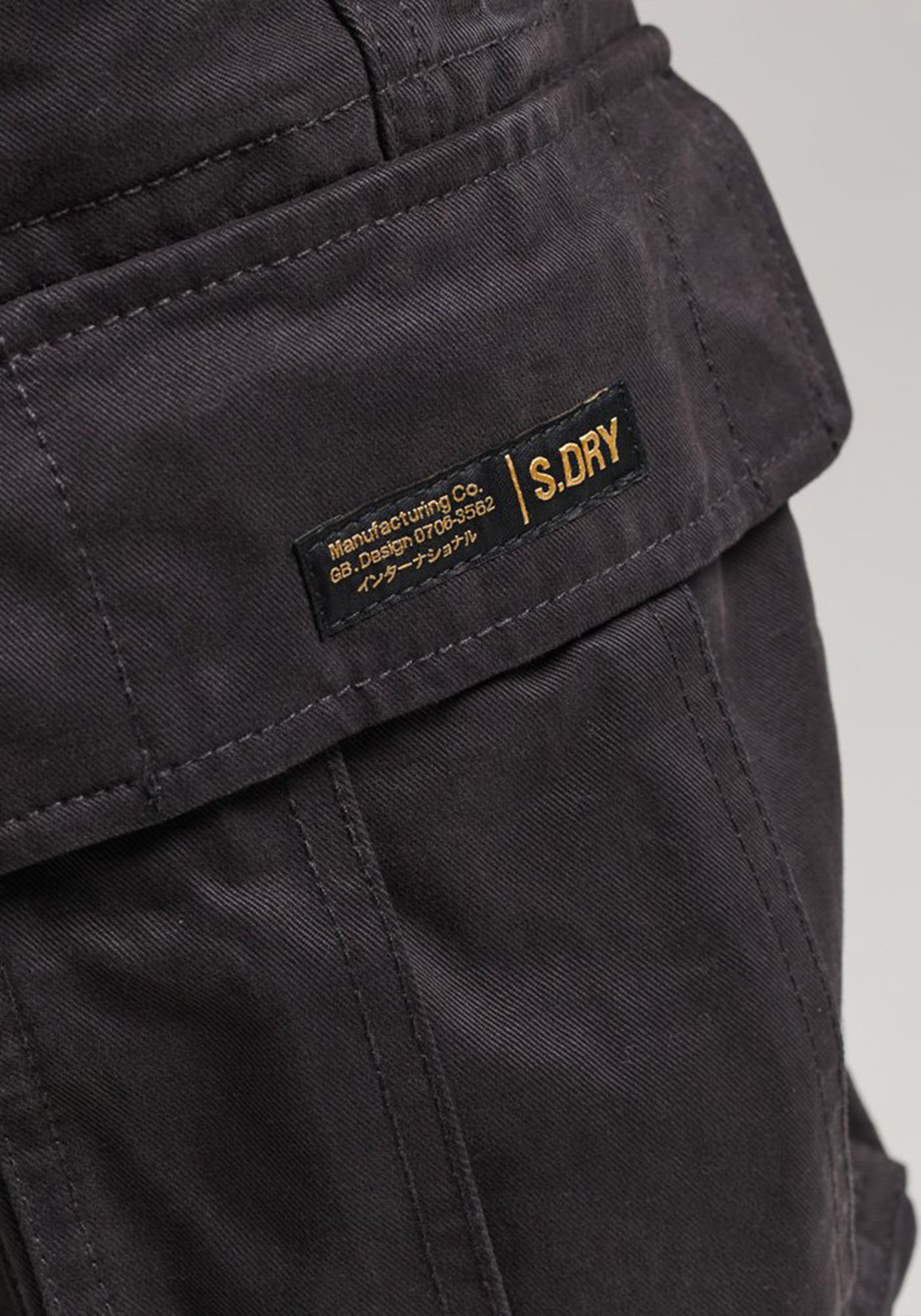 Superdry Cargo Βερμούδα της σειράς Vintage Core - M7110299B 02A Black