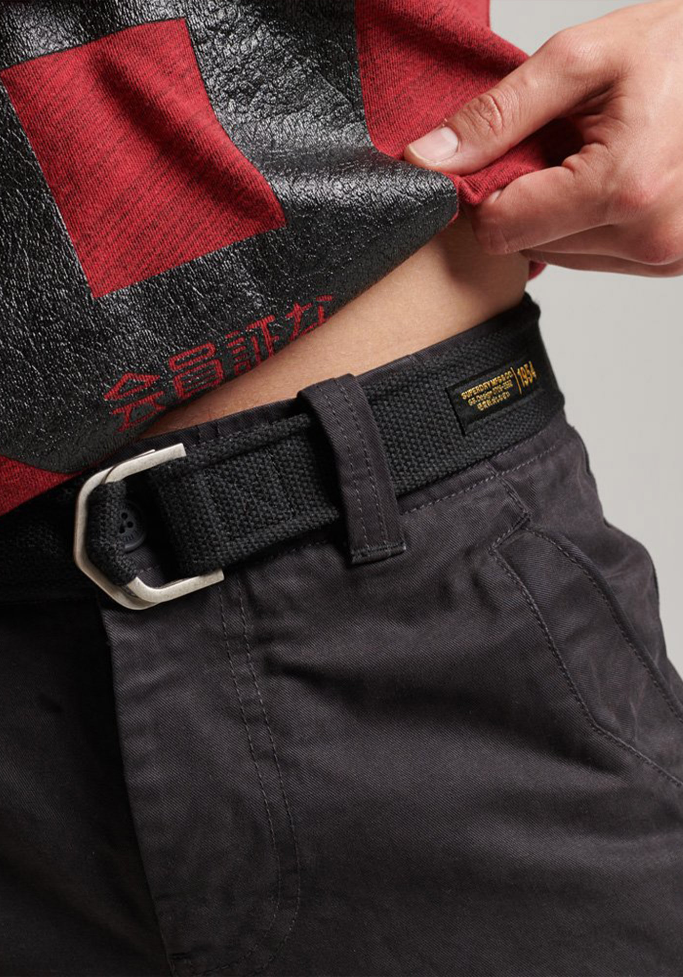 Superdry Cargo Βερμούδα της σειράς Vintage Core - M7110299B 02A Black