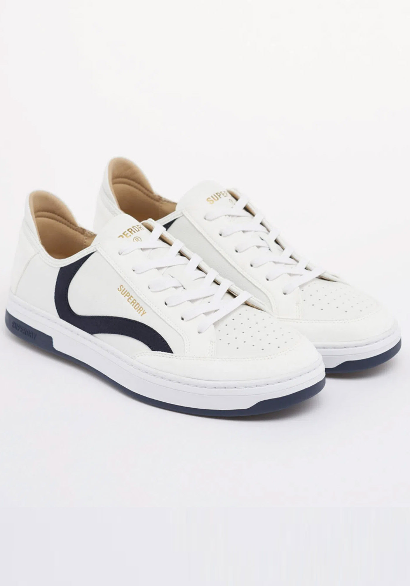 Superdry Sneakers της σειράς Vegan Basket - MF110152A 51C White Navy φωτογραφία