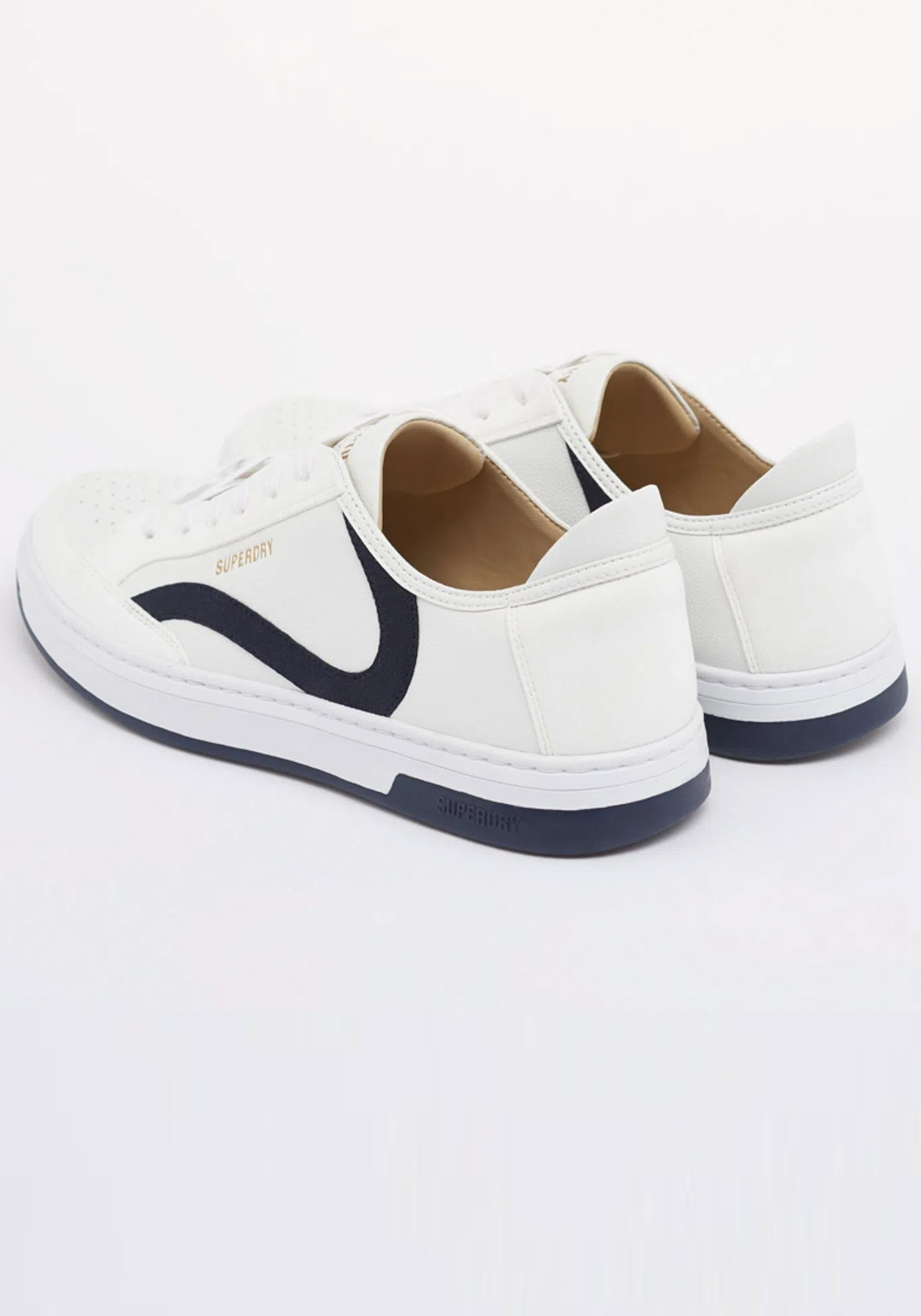 Superdry Sneakers της σειράς Vegan Basket - MF110152A 51C White Navy