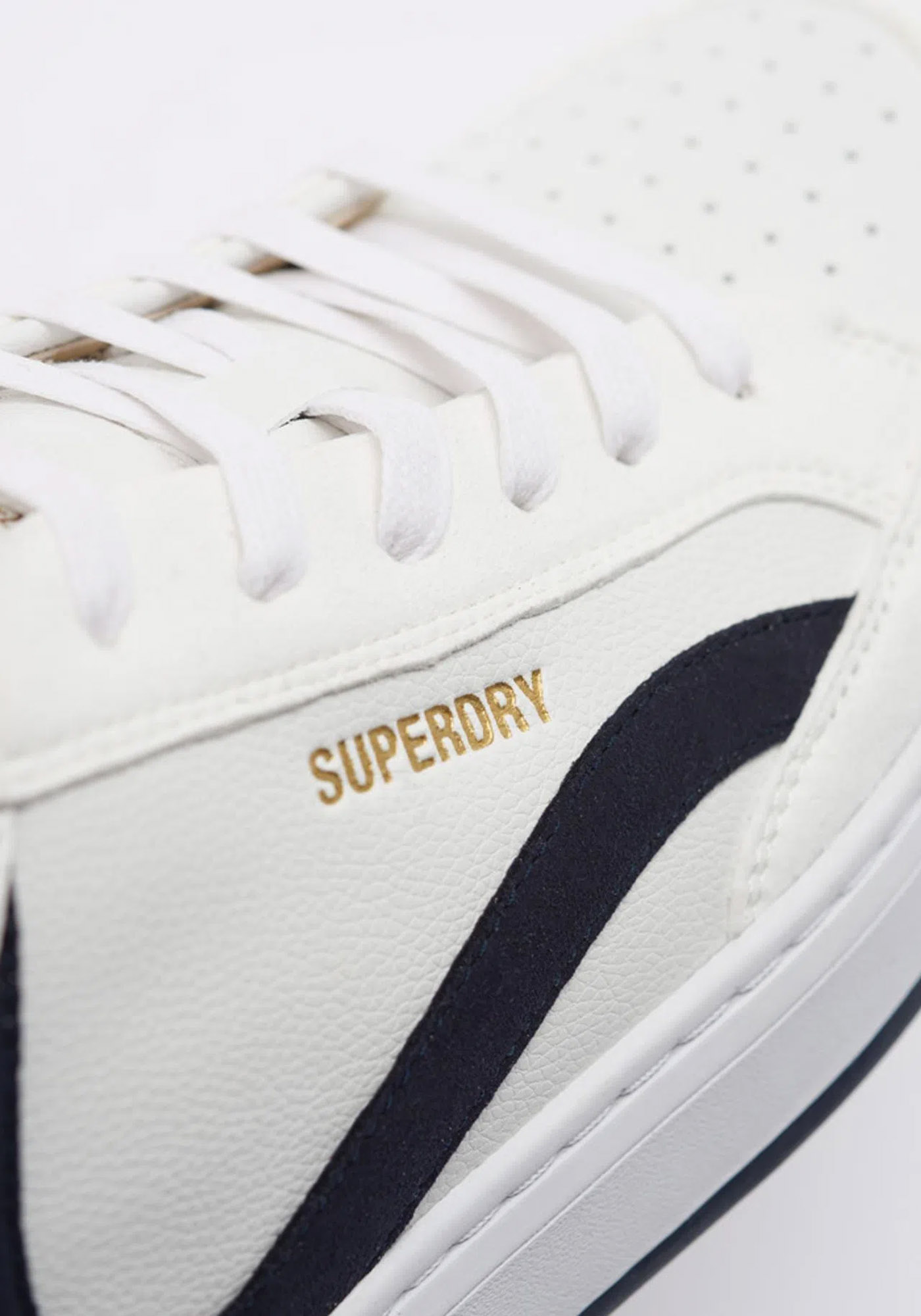Superdry Sneakers της σειράς Vegan Basket - MF110152A 51C White Navy