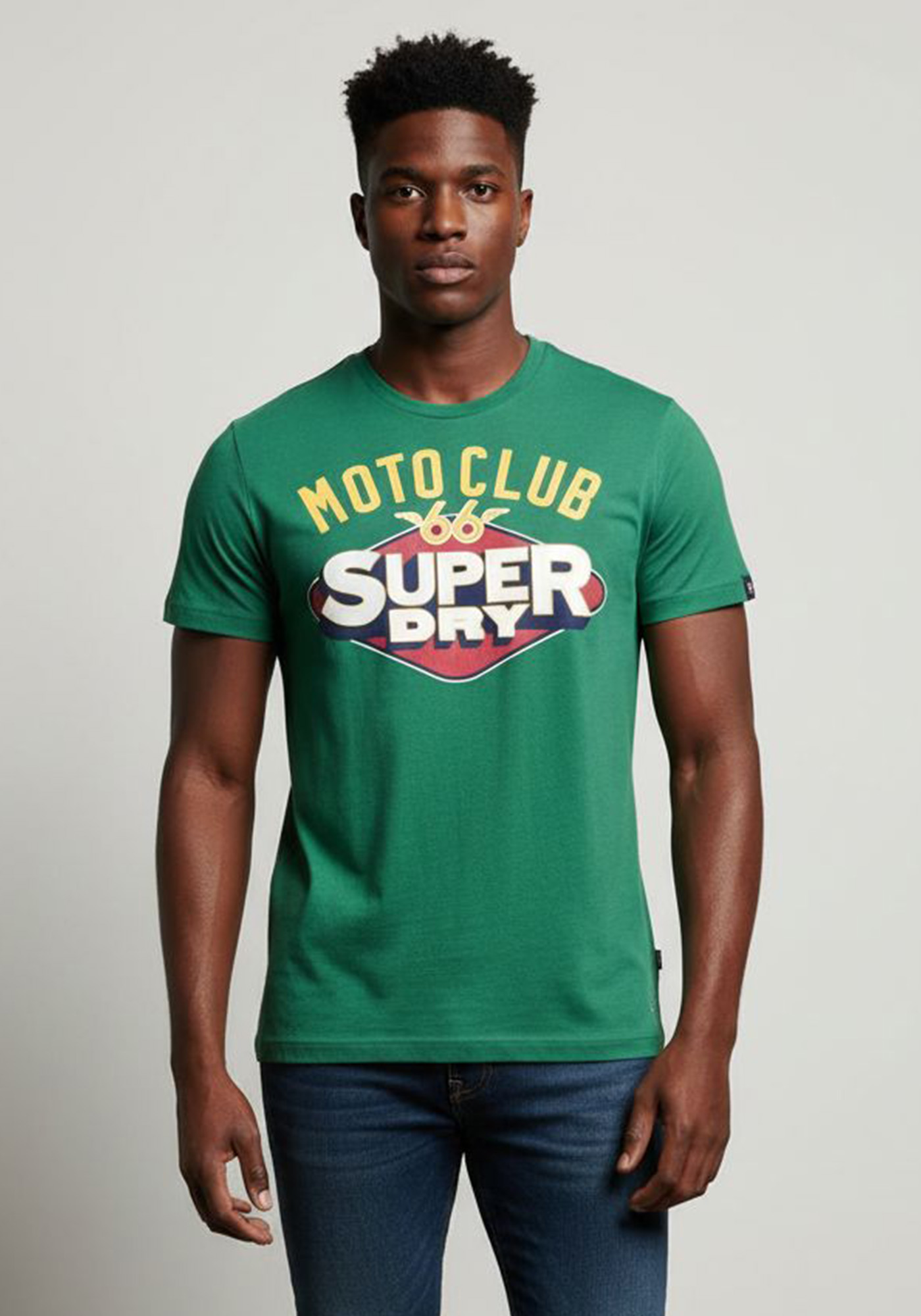 Superdry Κοντομάνικο της σειράς Moto - Green