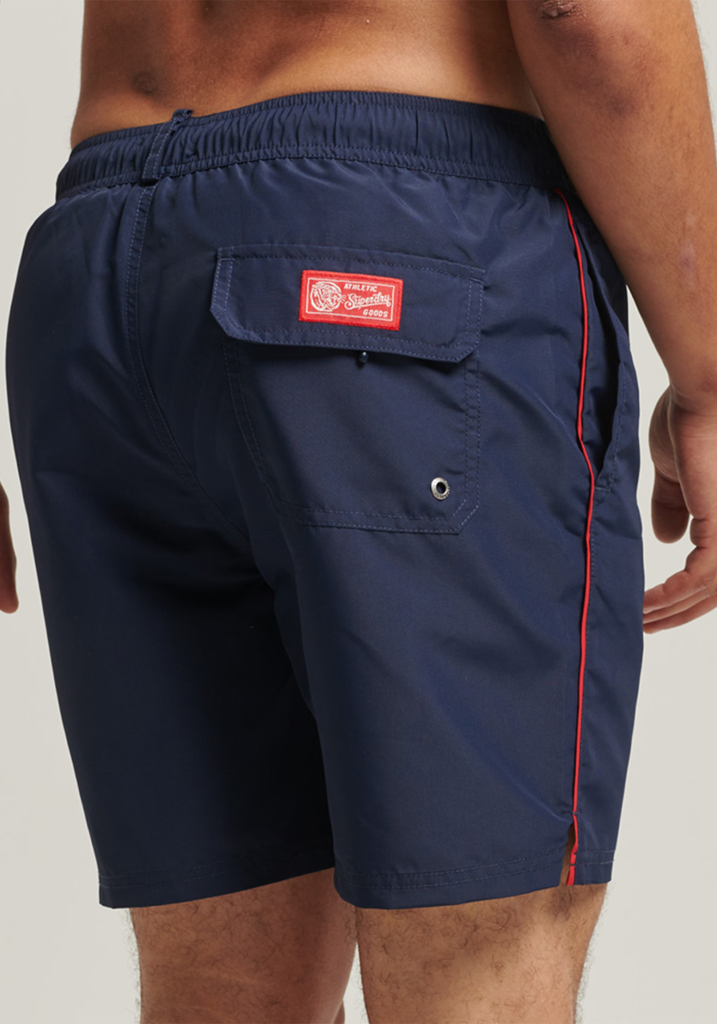 Superdry Μαγιό της σειράς Vintage Varsity - M3010188A ADQ Rich Navy φωτογραφία