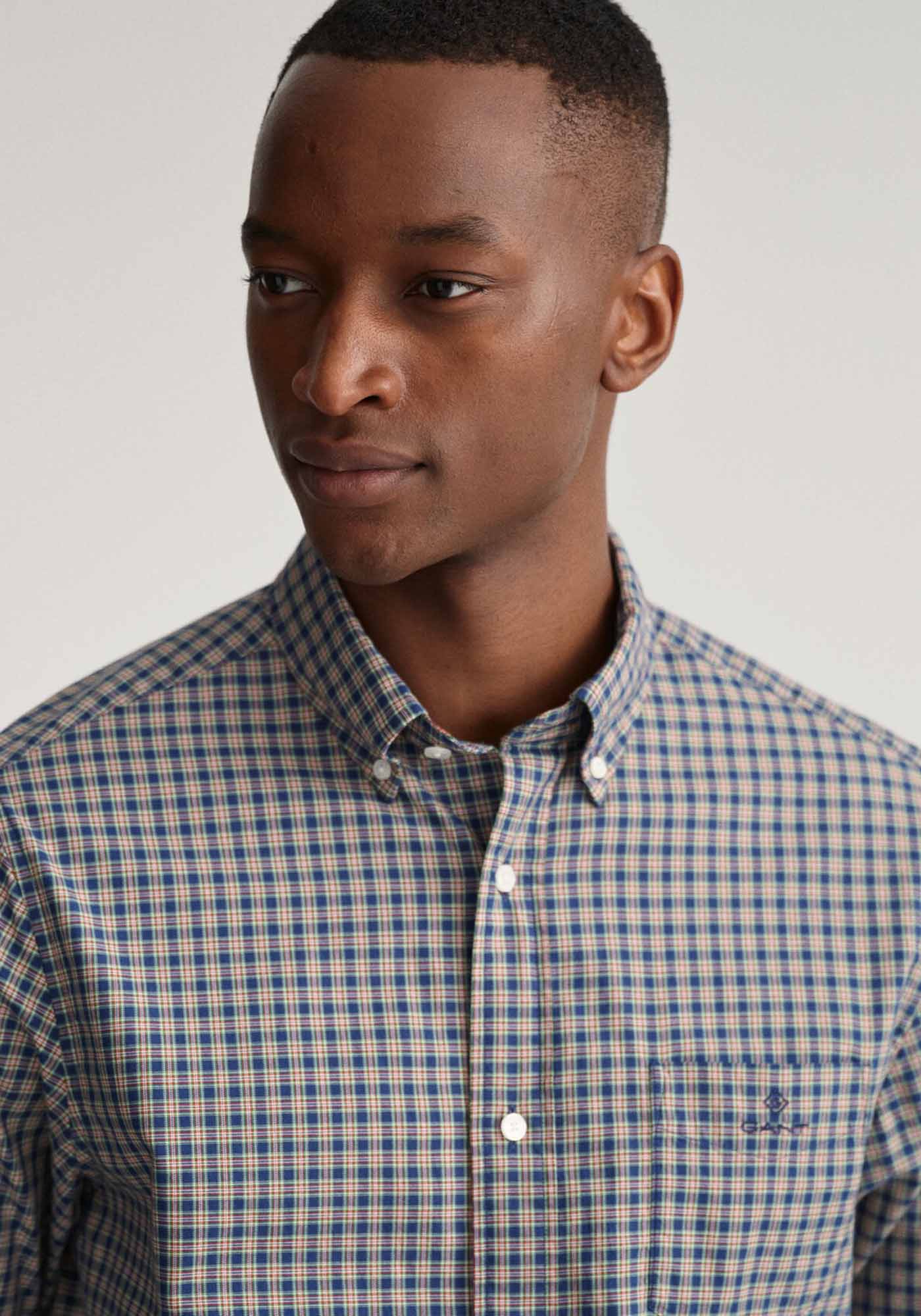 GANT Πουκάμισο της σειράς Tartan Twill - 3220046 423 Persian Blue