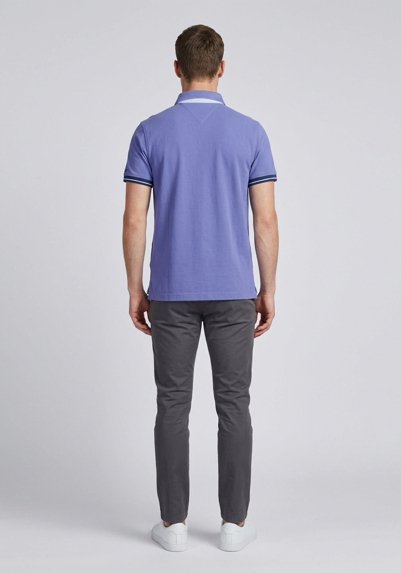 Tommy Hilfiger Polo Μπλούζα Flexi - 0887811395 510 Purple φωτογραφία