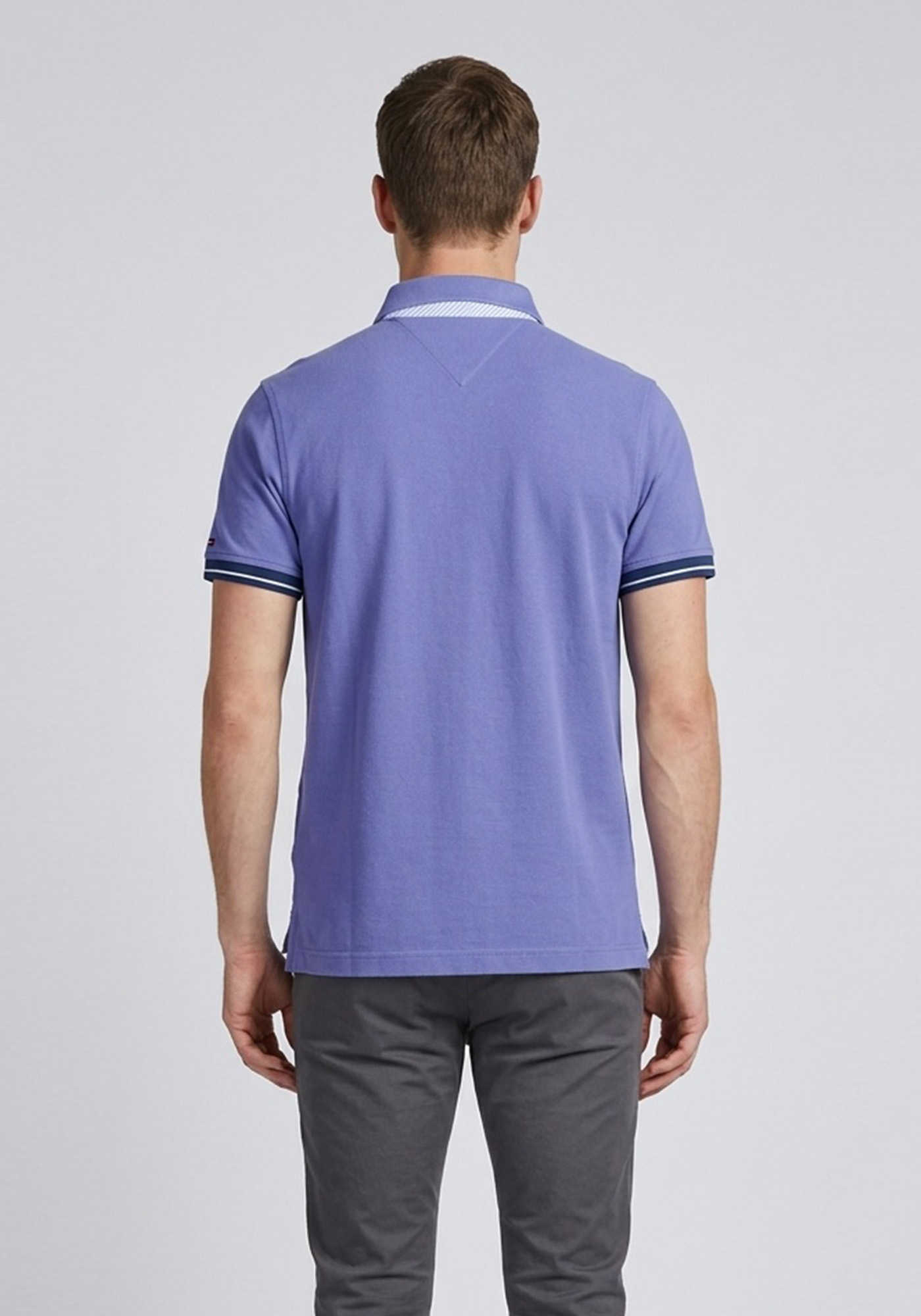 Tommy Hilfiger Polo Μπλούζα Flexi - 0887811395 510 Purple φωτογραφία
