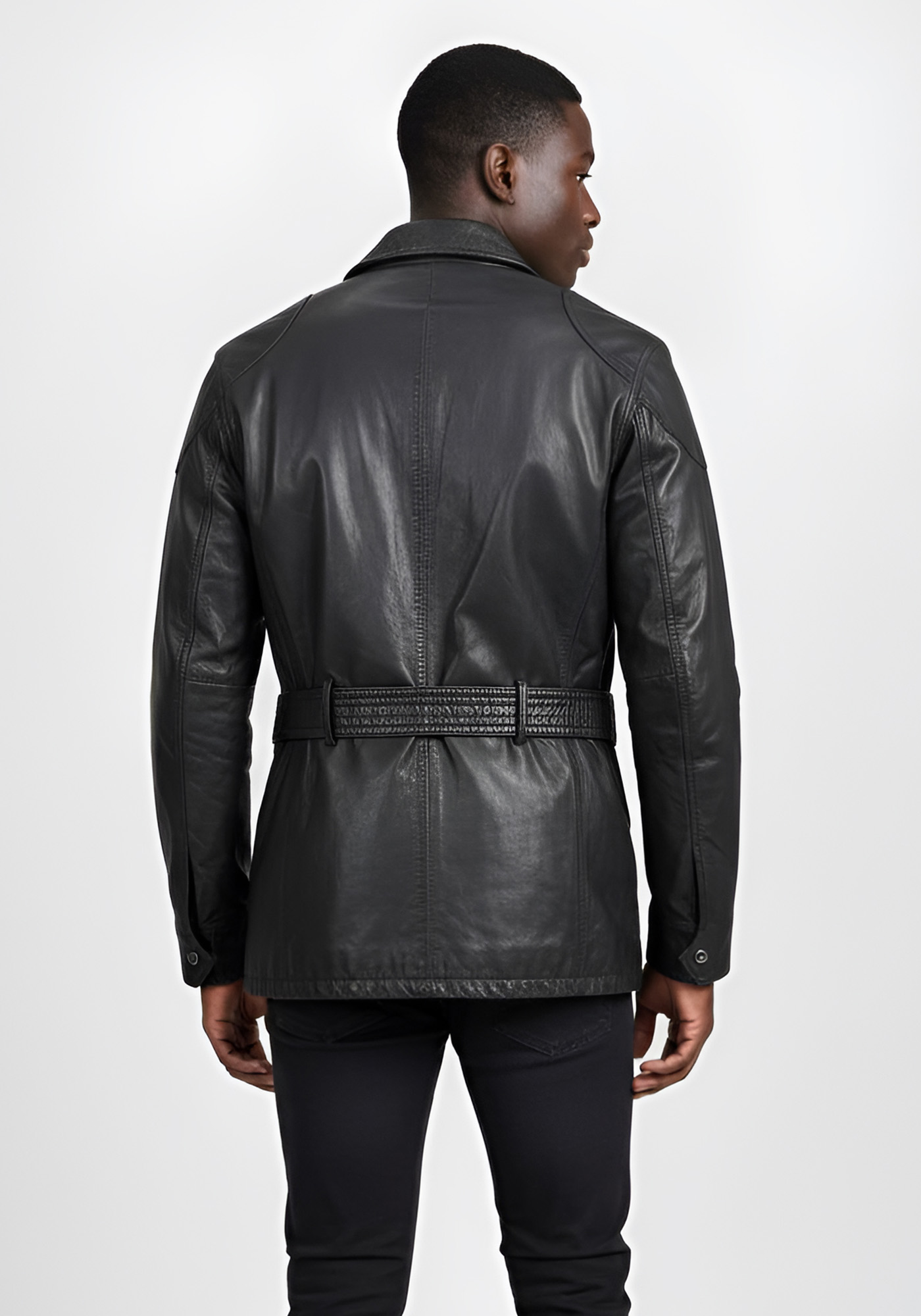 Trapper Δερμάτινο Μπουφάν της σειράς Cross - 5206168614683 Black φωτογραφία