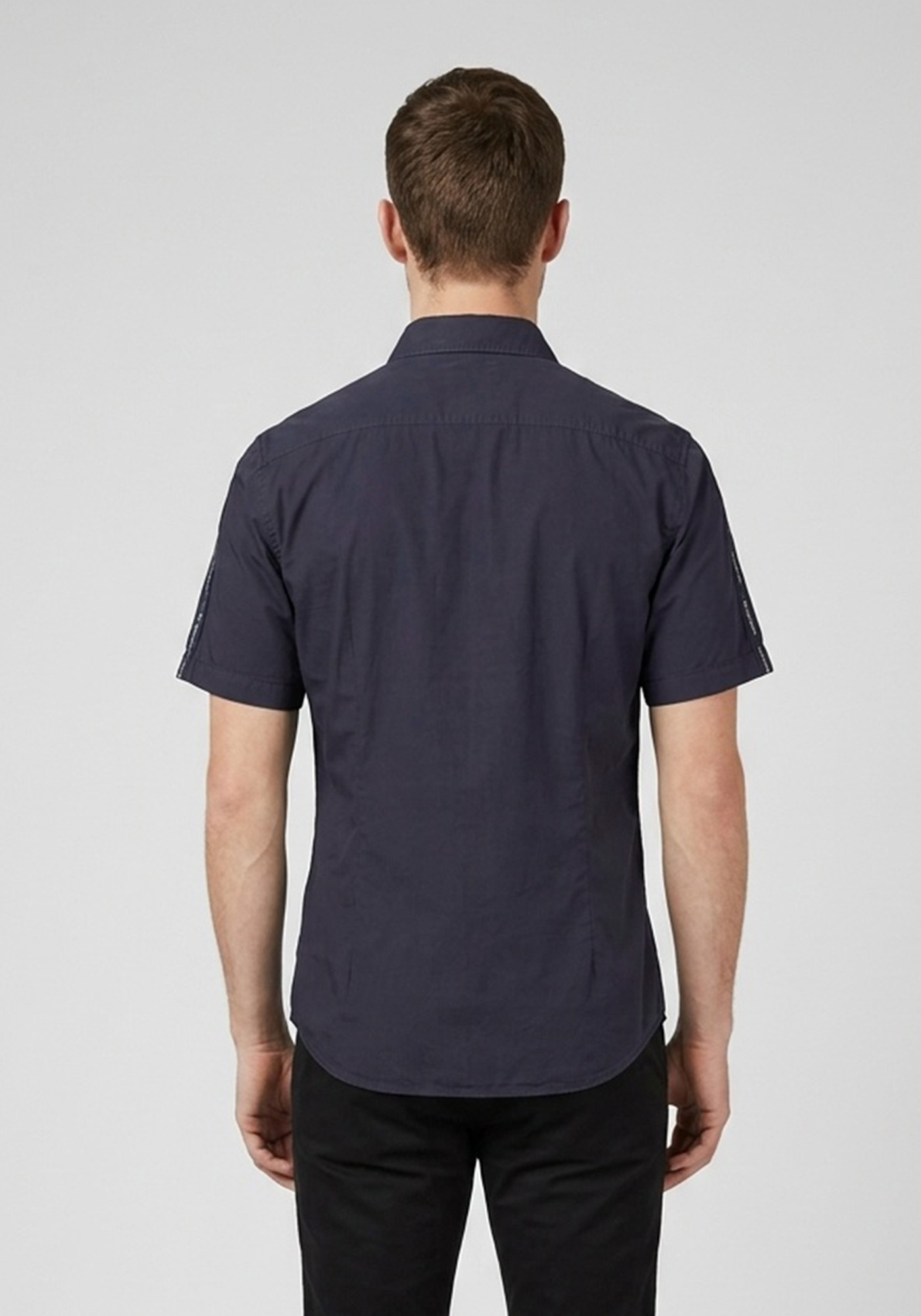 Trussardi Jeans Πουκάμισο Basic - 524134 49 Blue φωτογραφία