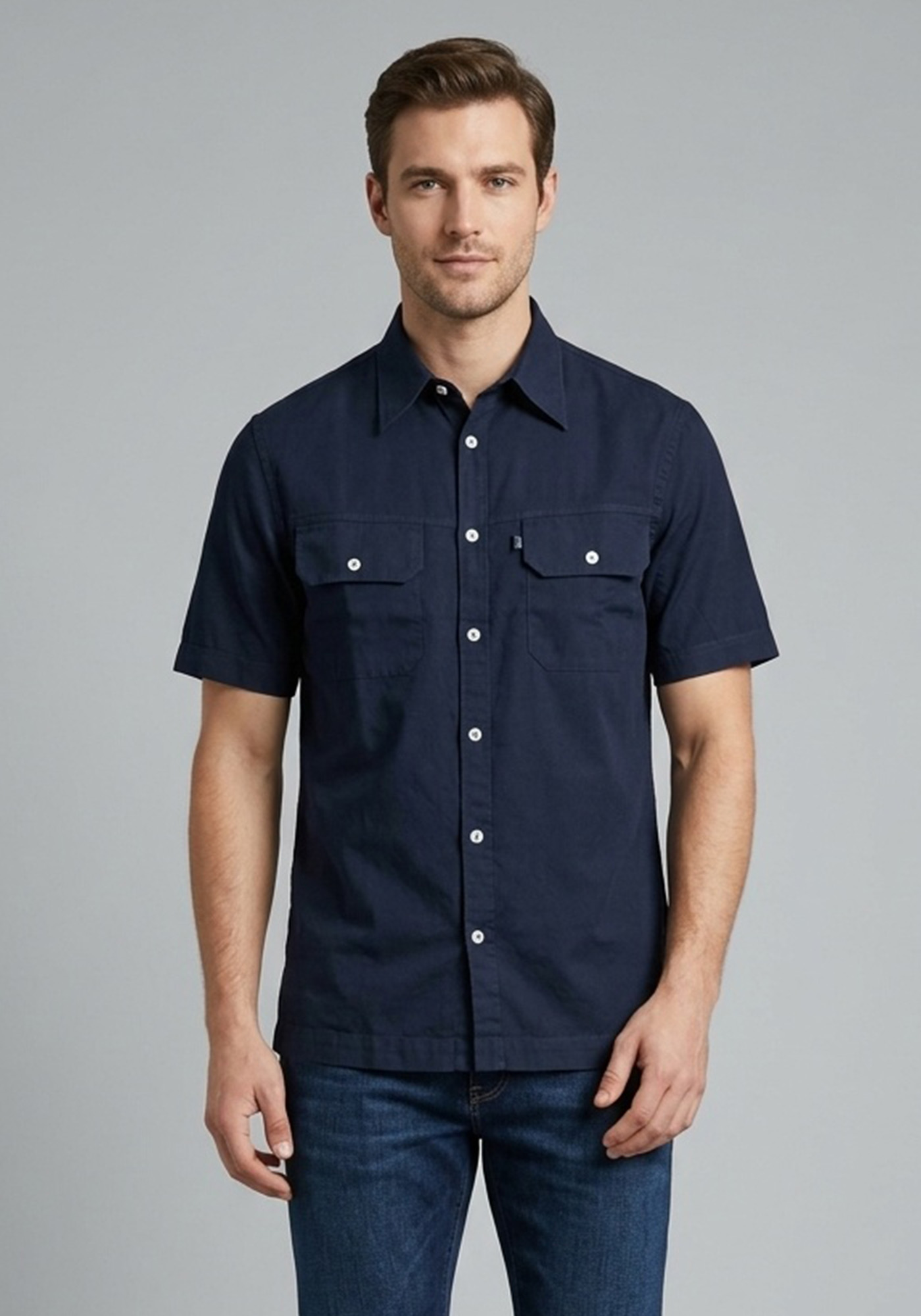 Κοντομάνικα Ανδρικά Πουκάμισα Trussardi Jeans