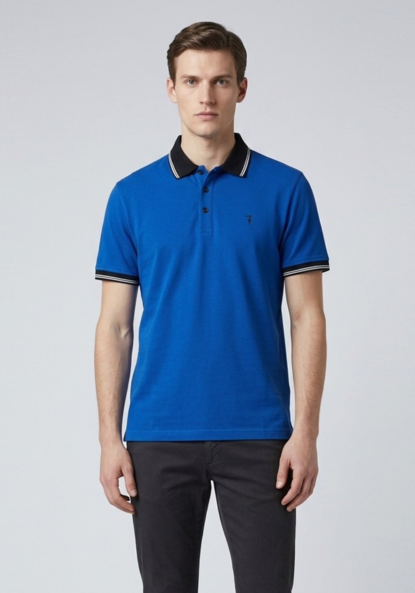 Trussardi Μπλούζα Polo - 52T91 46 Blue