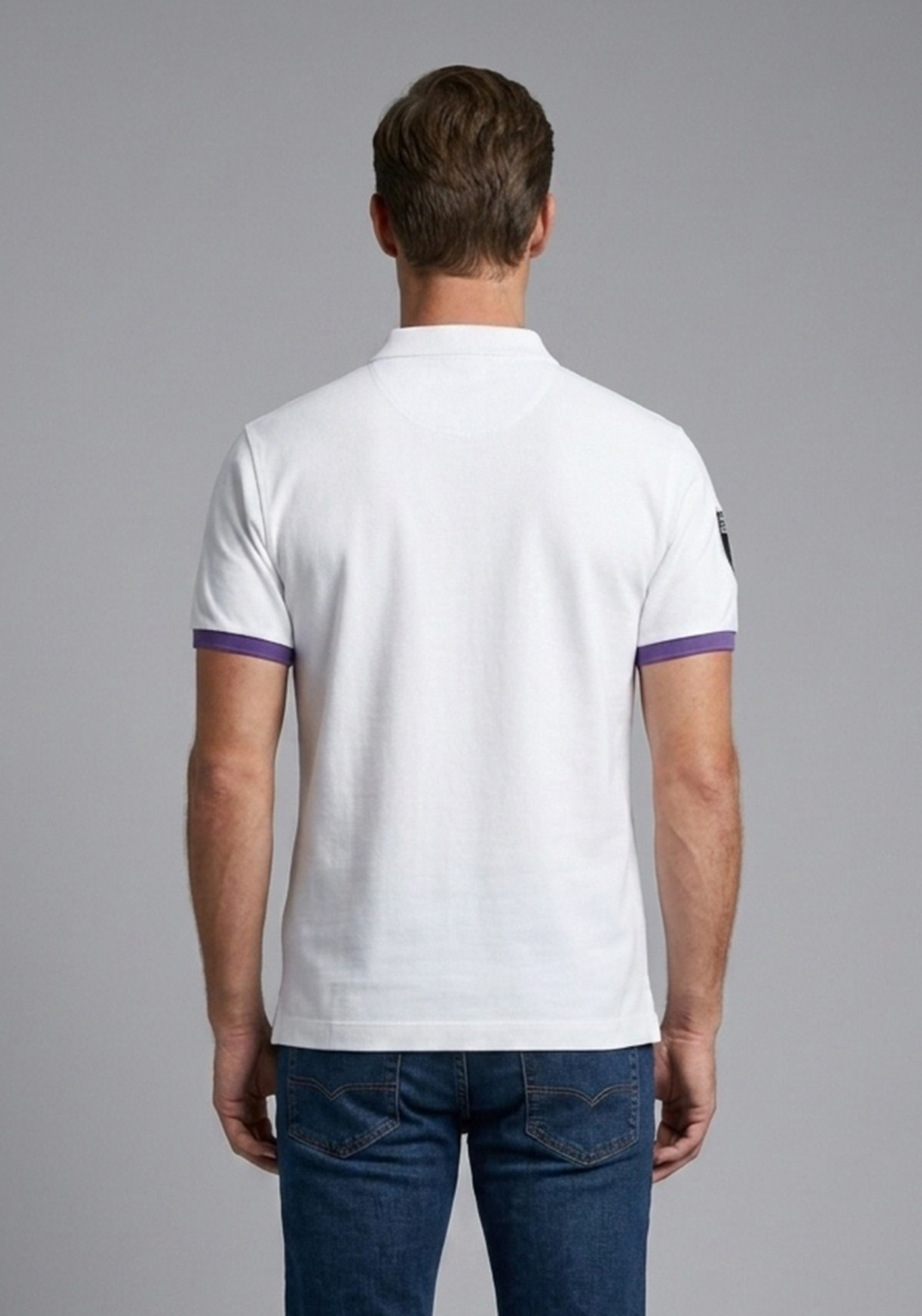 U.S. Polo Assn Polo Μπλούζα Polo - 000514 1000 White φωτογραφία