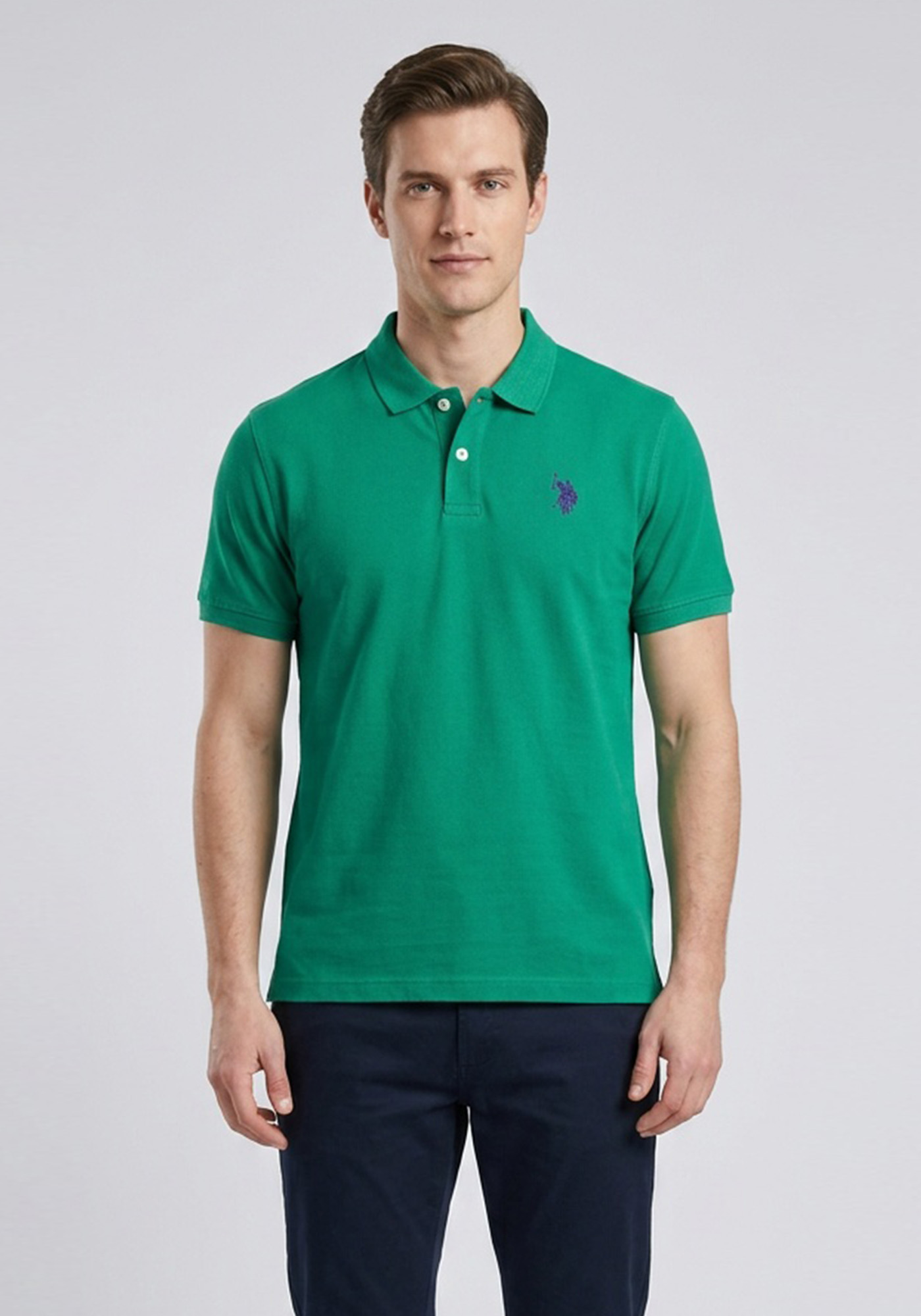 U.S. Polo Assn Μπλούζα Polo - 35507 41029 244 Green