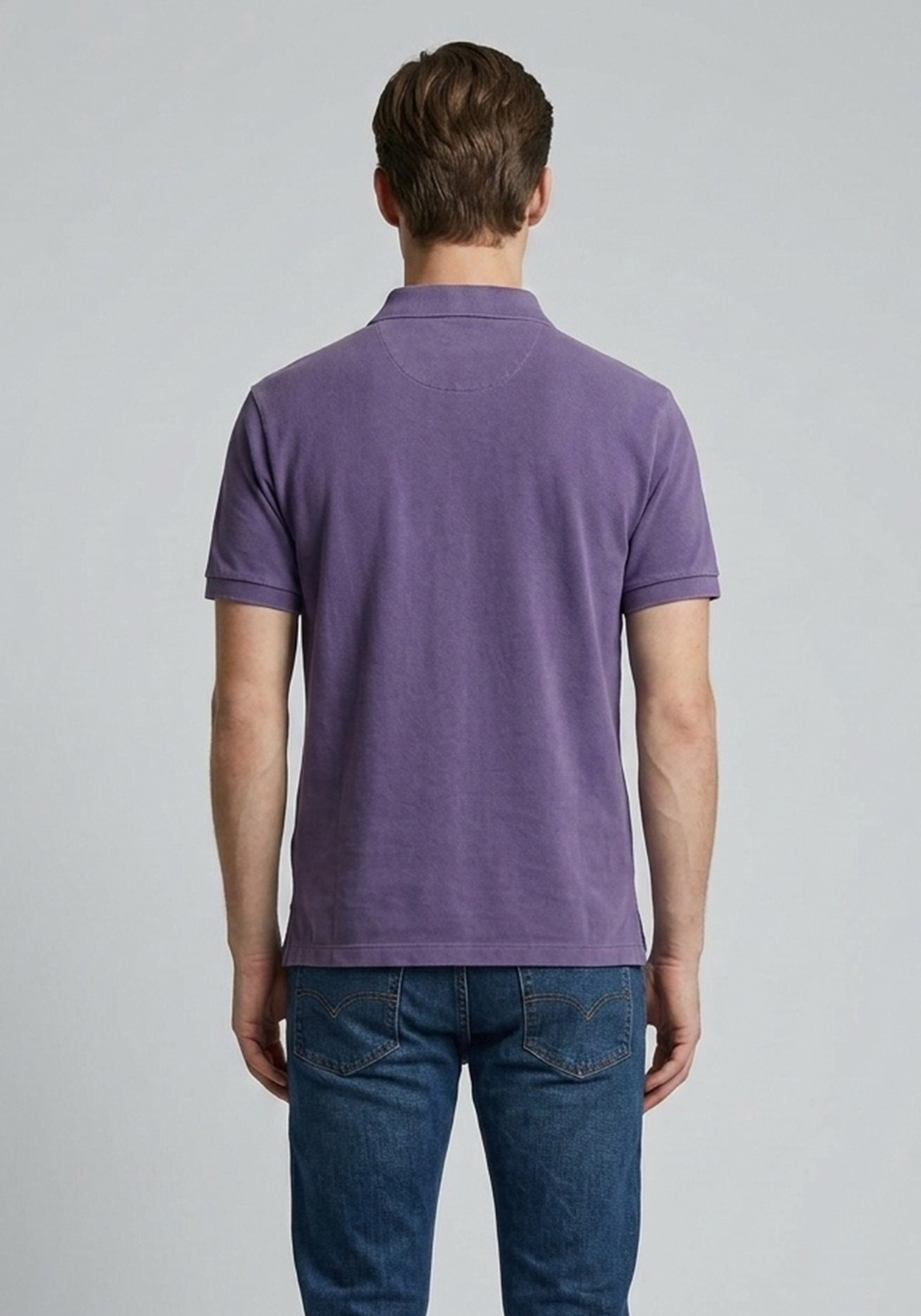 U.S. Polo Assn Μπλούζα Polo - 86586 43414 258 Purple φωτογραφία