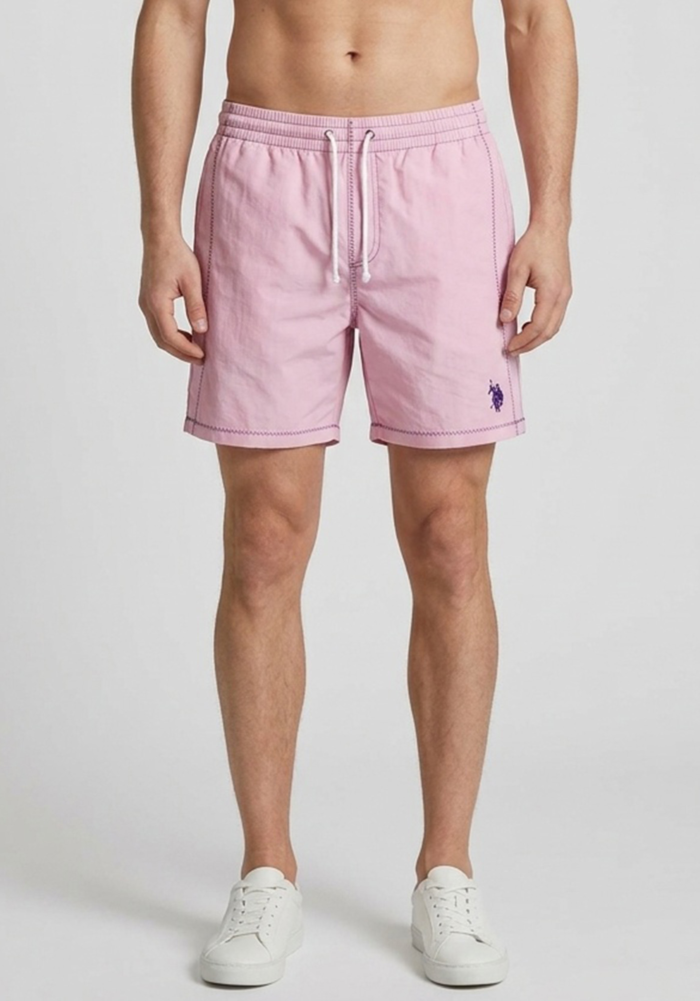 U.S. Polo Assn Μαγιό Sporty - 98694 44996 105 Light Pink