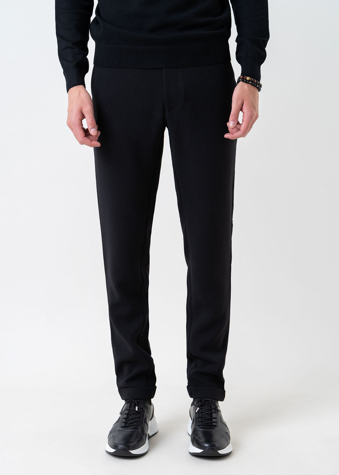 Artisti Italiani Artisti Italiani Υφασμάτινο Παντελόνι της σειράς Chino - AI22307/S 1 Black