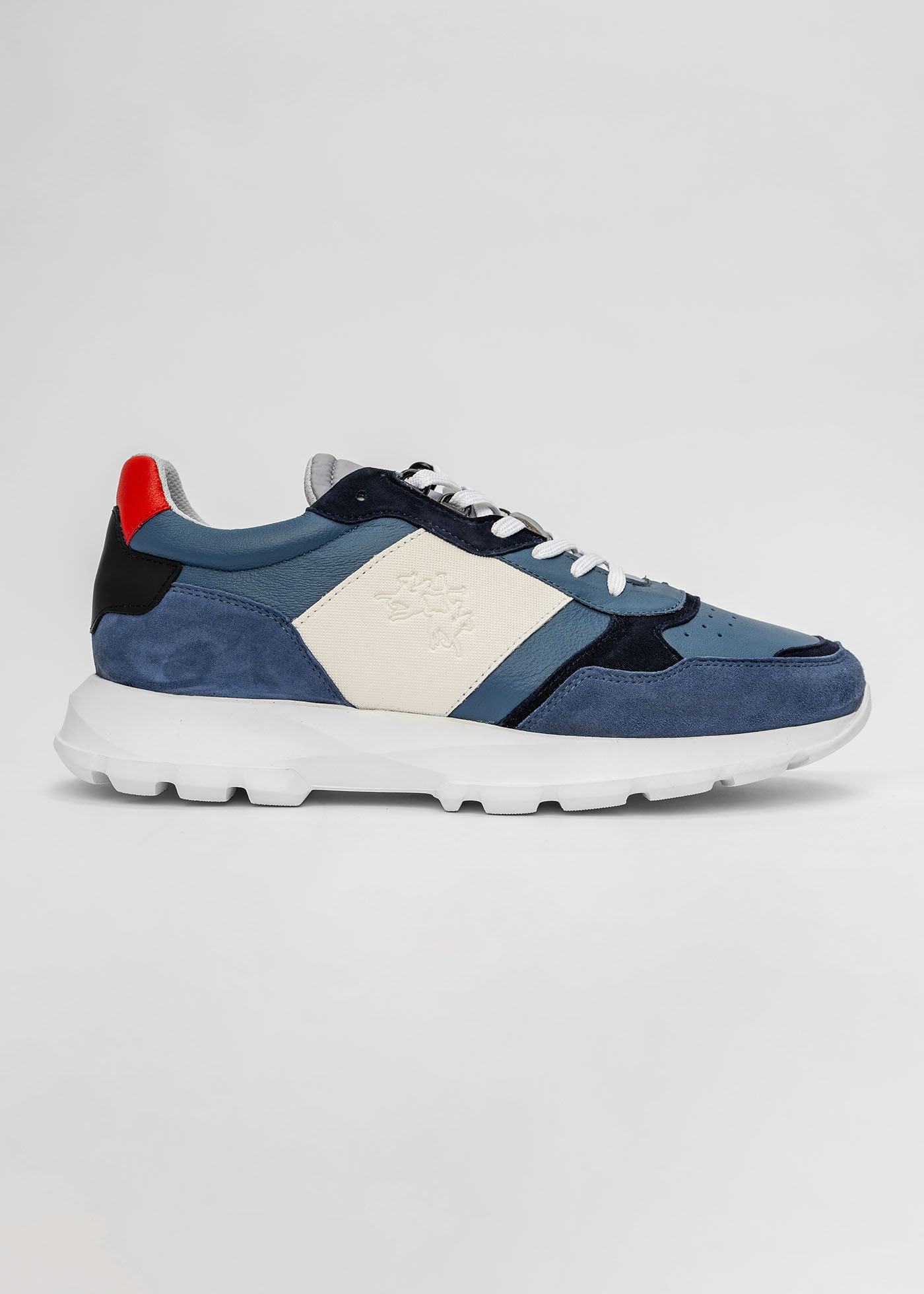 La Martina Αθλητικά Sneakers της σειράς Camoscio - LFM231.020.4000 Blue 9474