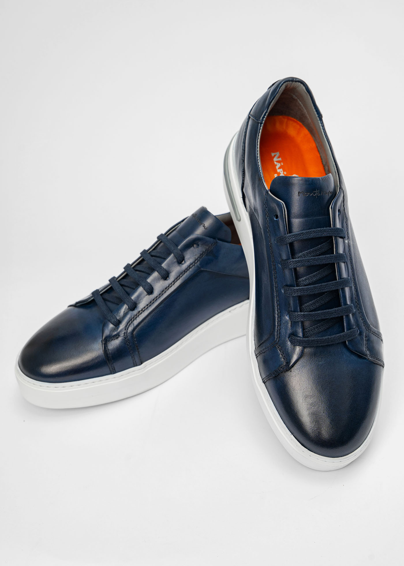 Monte Napoleone Δερμάτινα Sneakers της σειράς Sneakers - 231 90 5800 9164 3 Blue φωτογραφία
