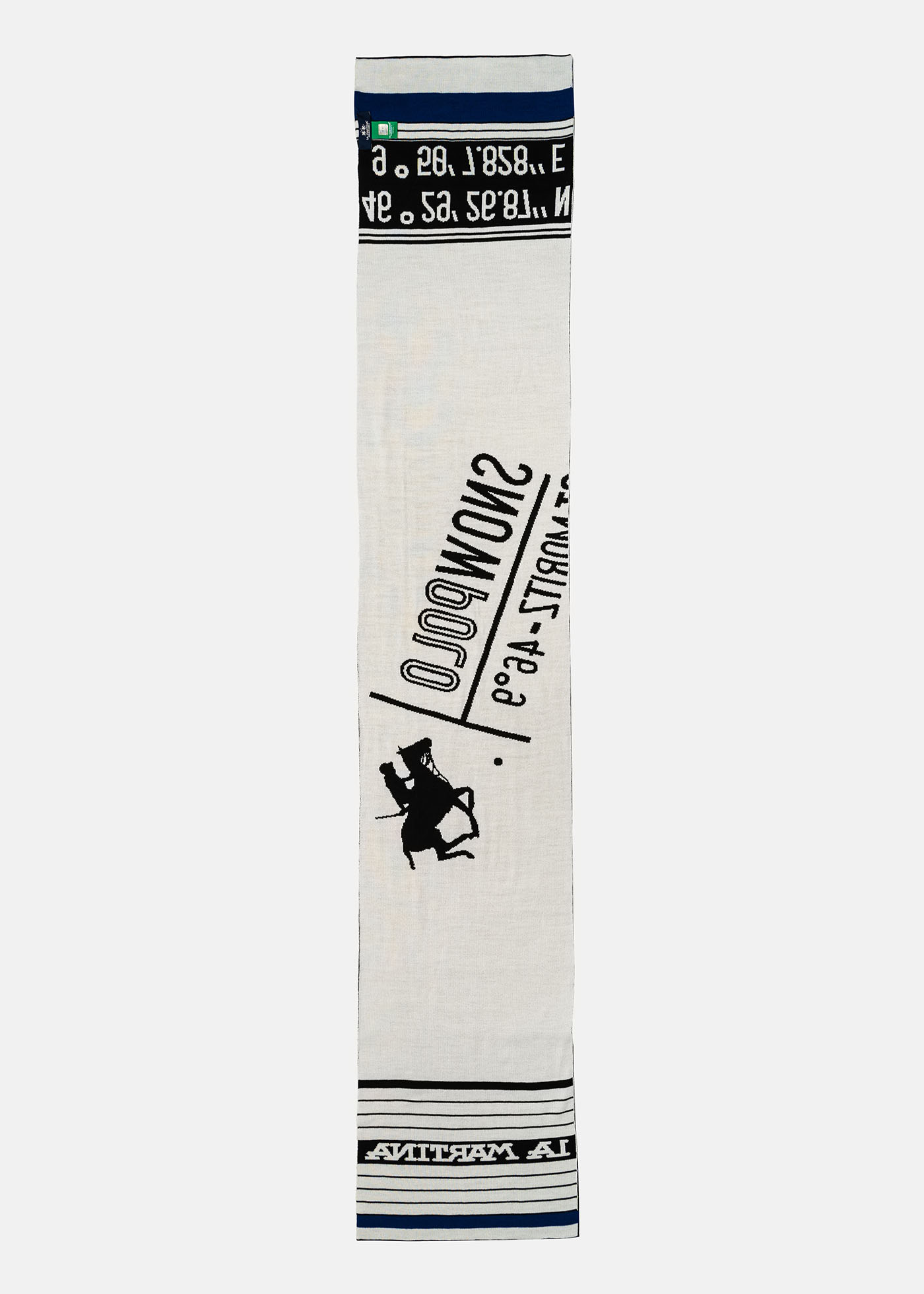 La Martina Κασκόλ της σειράς SCR - 02611 24238 003 Black φωτογραφία