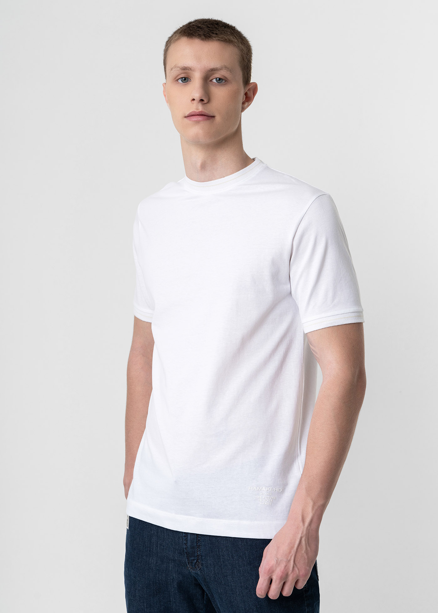 Hamaki-Ho Hamaki Ho Μπλούζα της σειράς Basic - TE240H White