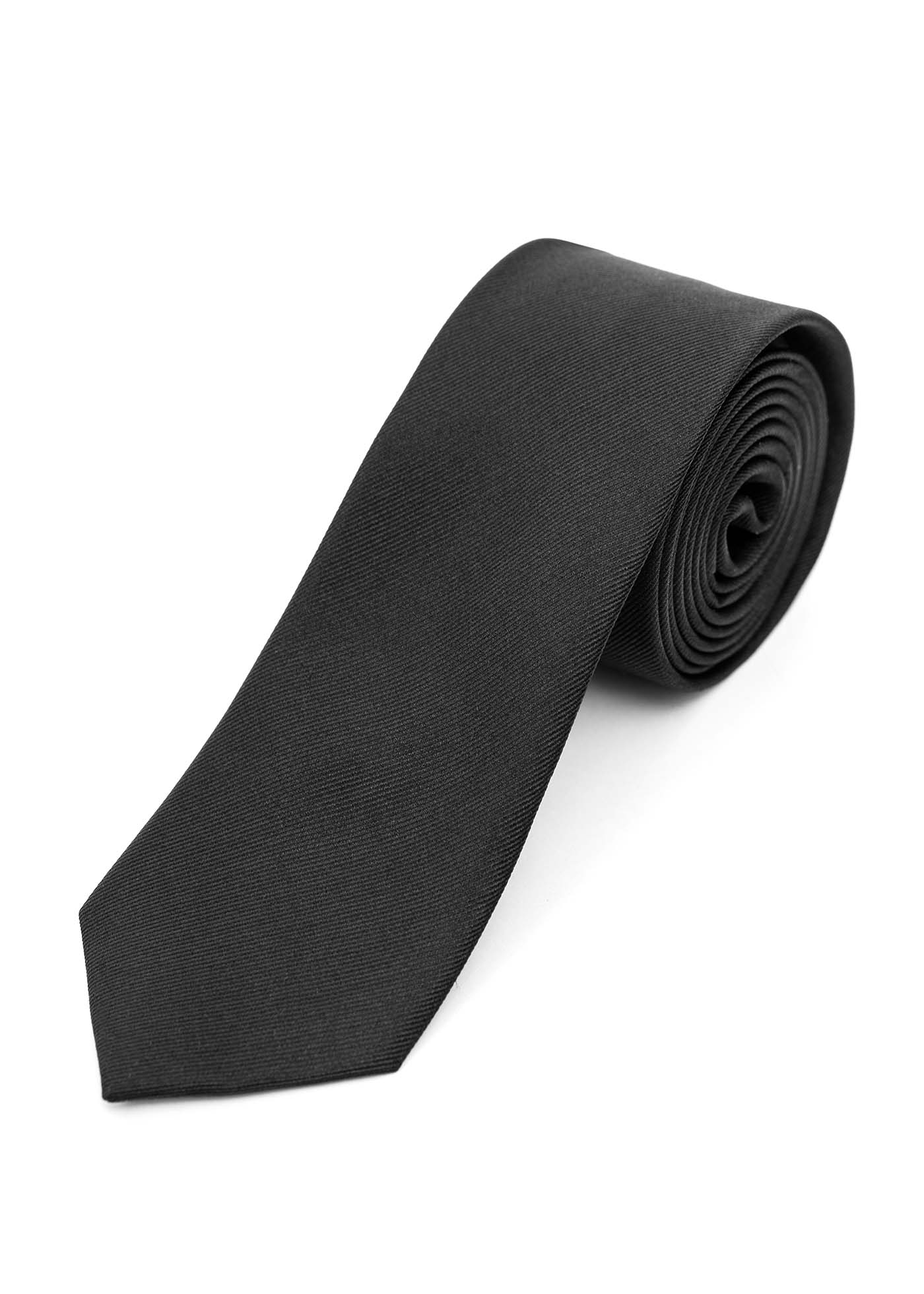 Fragosto Micropattern Γραβάτα 100% silk - TIE02 001 Black