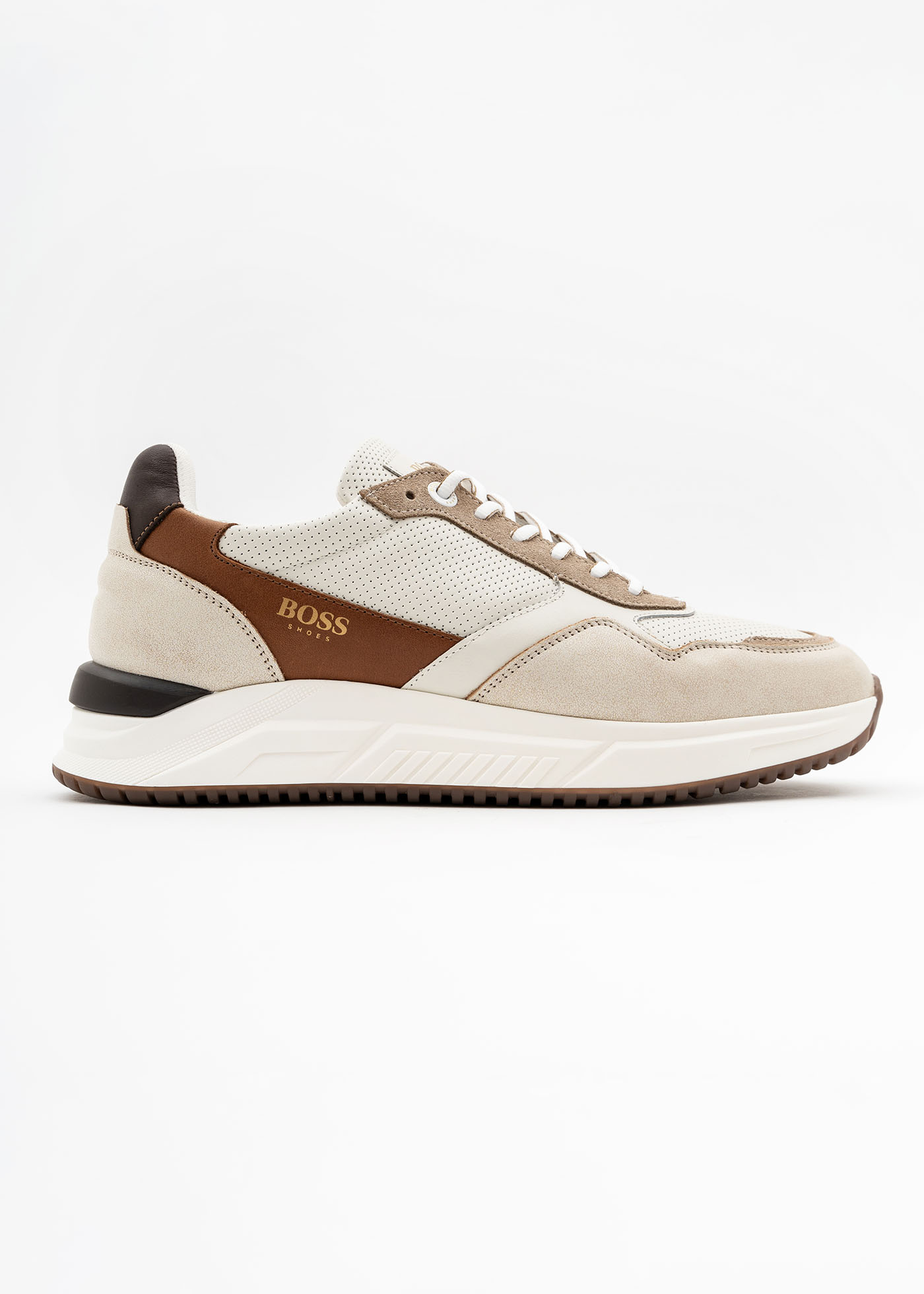 BOSS Shoes Trainers της σειράς Sport - Z640 White Tan