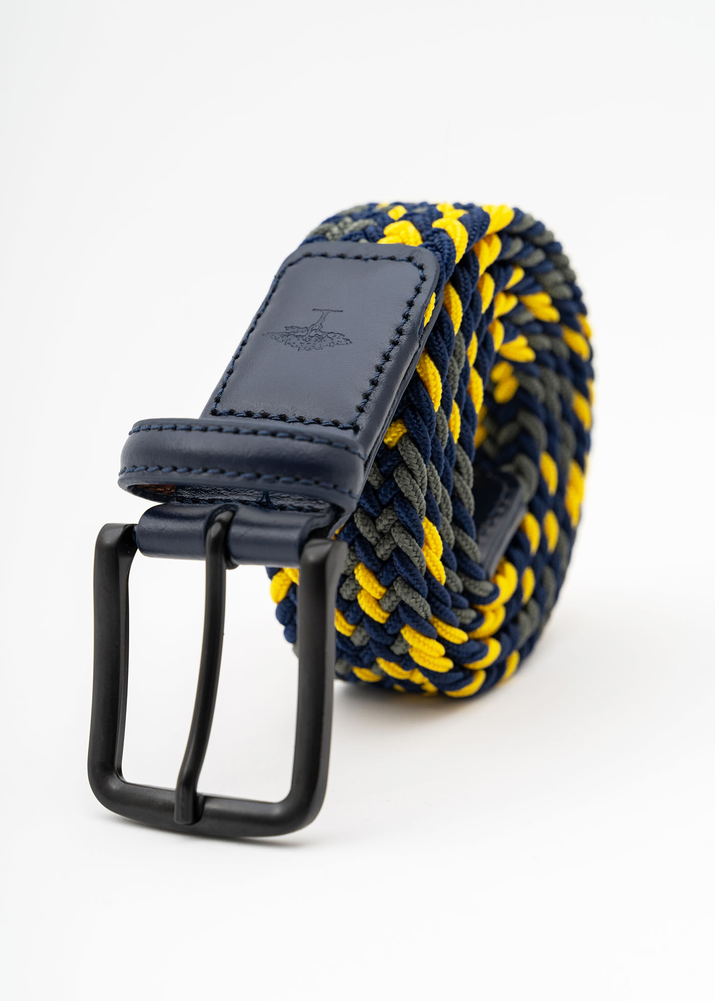 Fynch Hatton Ζώνη της σειράς Braided - FM4009 H4507 4922 Navy