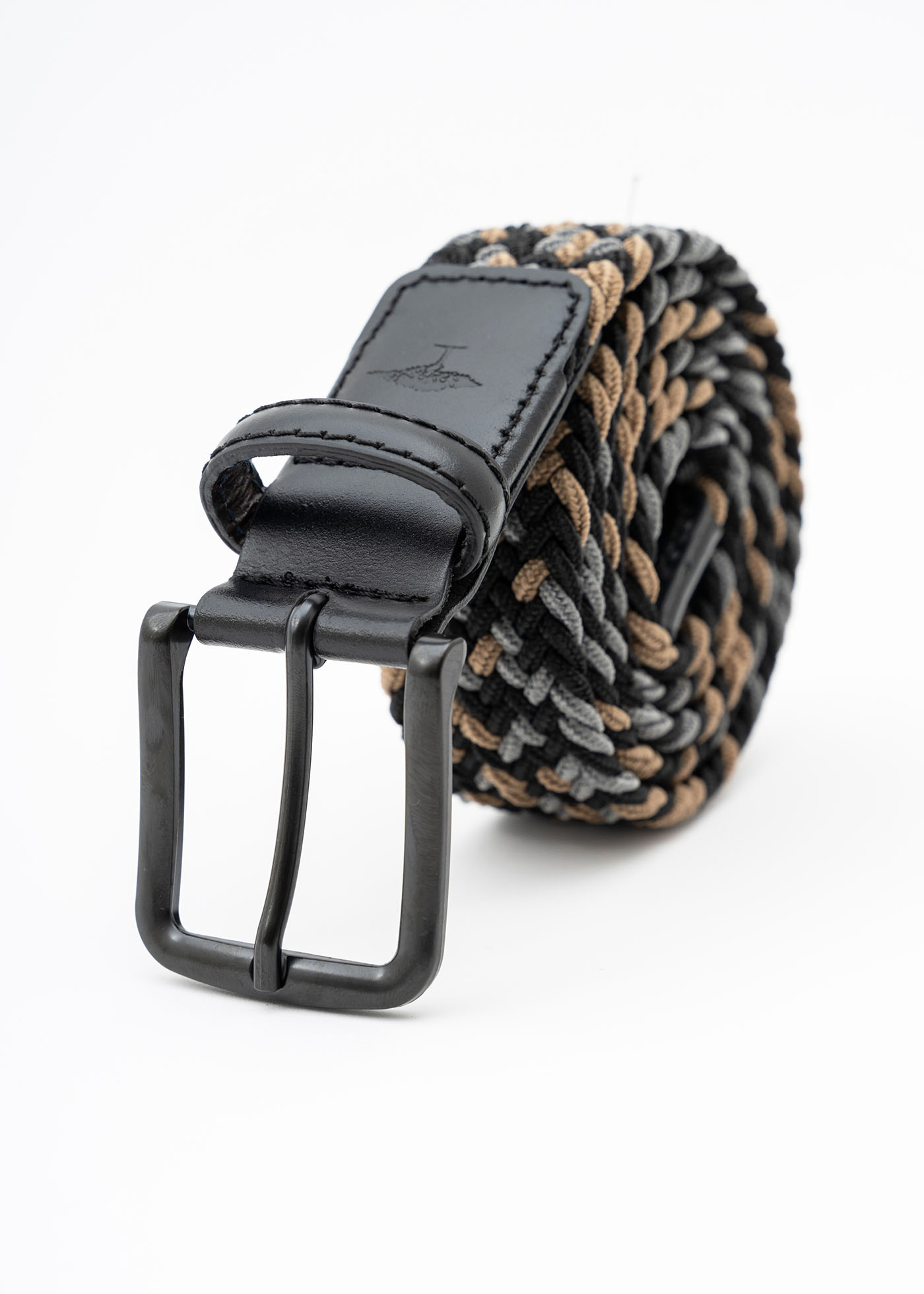 Fynch Hatton Fynch Hatton Ζώνη της σειράς Braided - FM4009 H4507 7968 Black GrBei