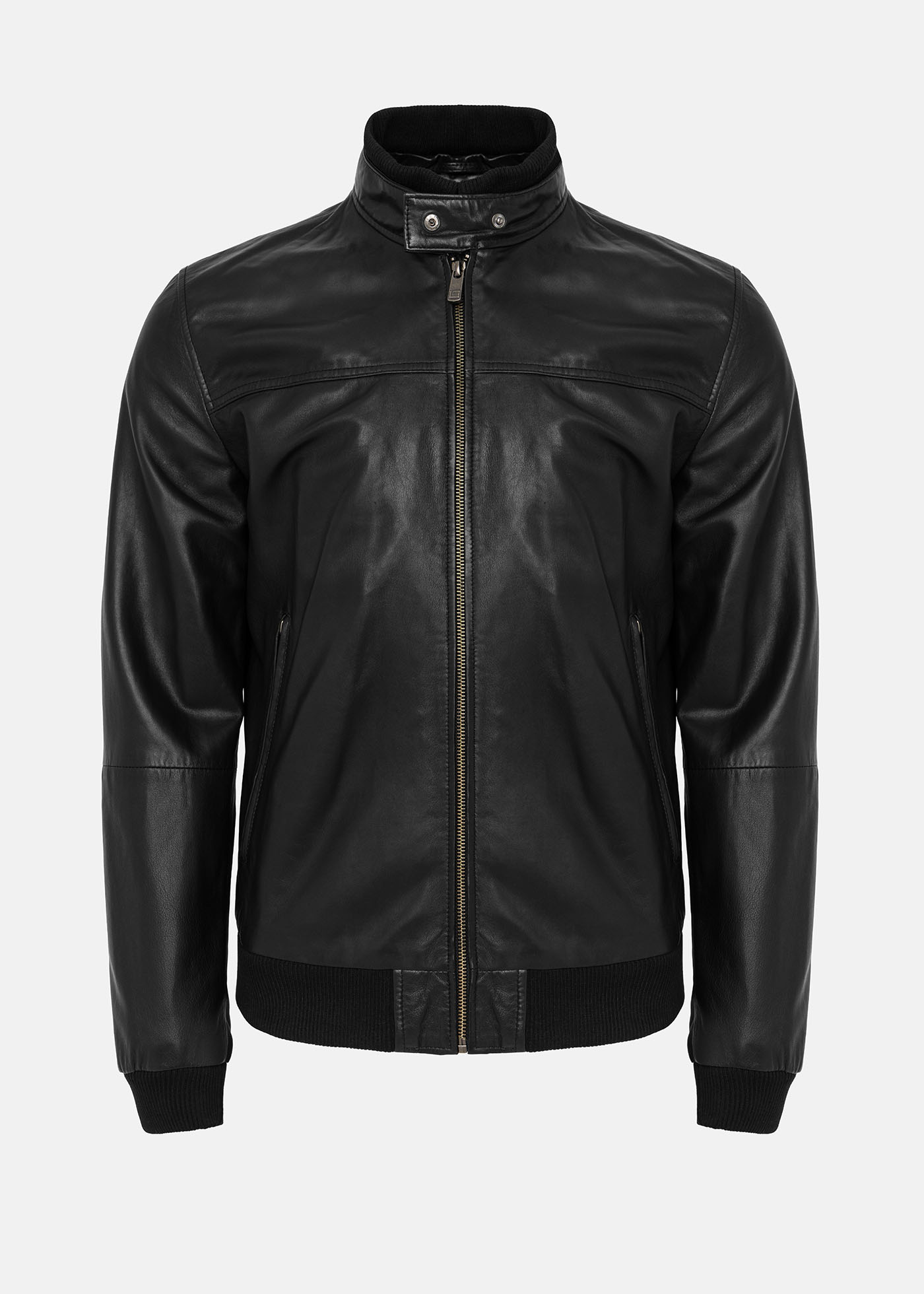 Guy Laroche Guy Laroche Δερμάτινο Jacket της σειράς Bomber - 251 Black