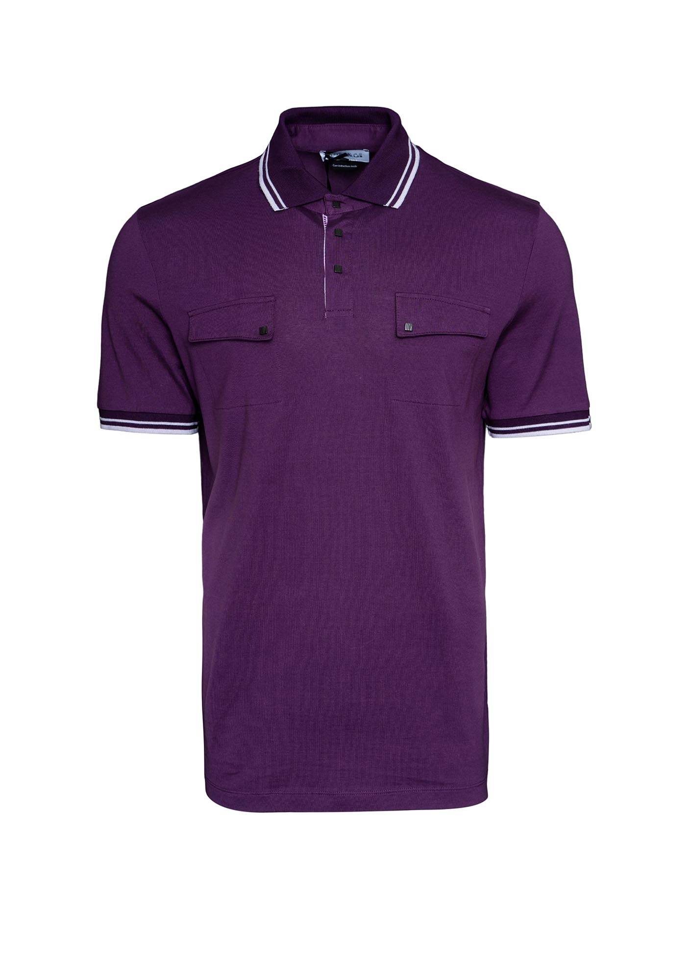 Versace Collection Versace Polo Μπλούζα σε Regular γραμμή - VJ0PC30 V3J353 V652 Purple