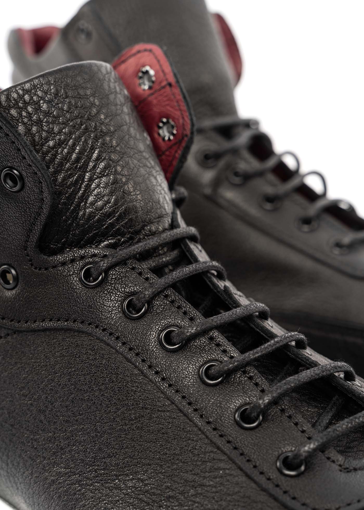 Alessandro Rossi Δερμάτινα Sneaker-Boot της σειράς Sport - AR1852 013 Black φωτογραφία
