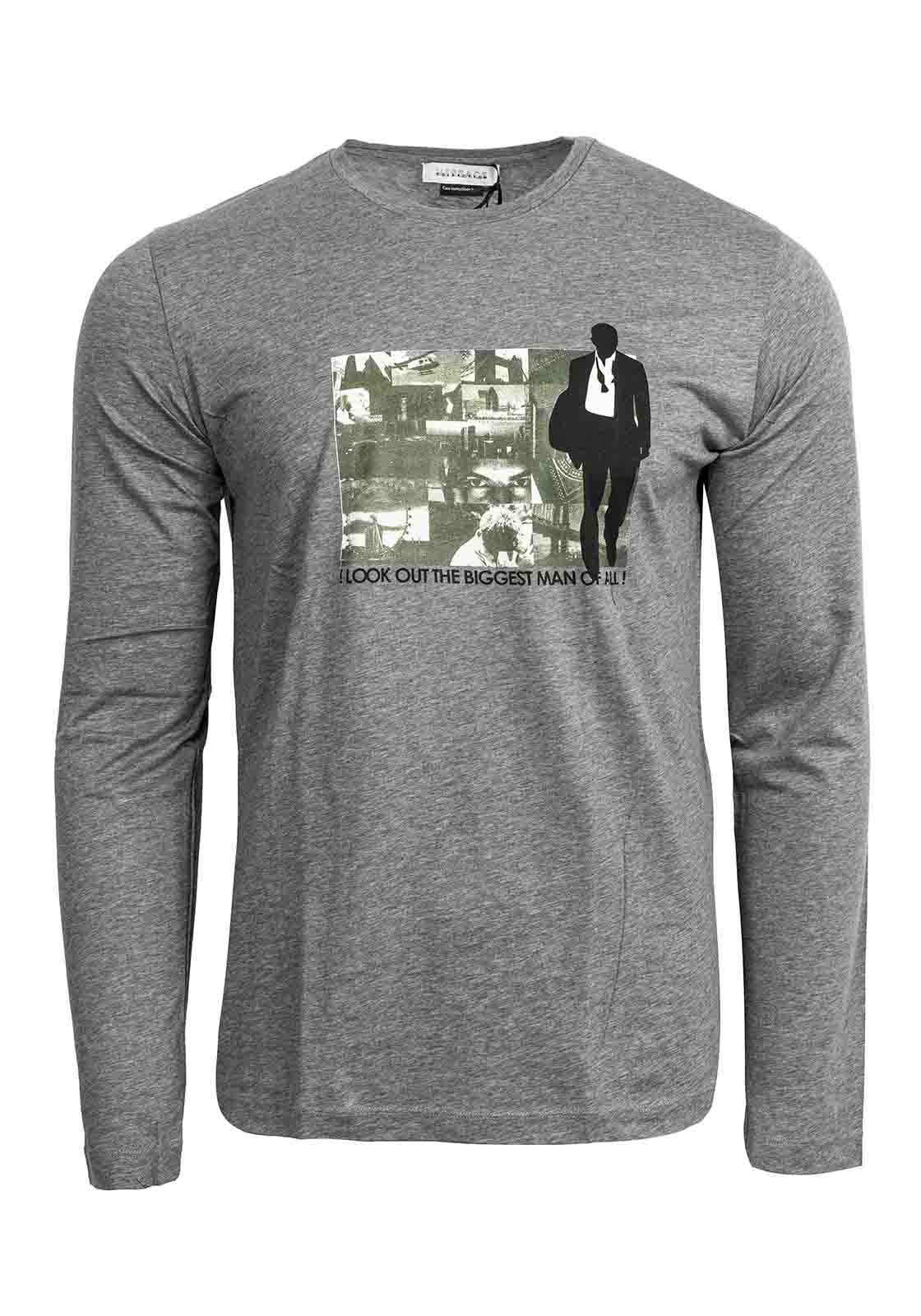 Versace Collection Versace Collection T-shirt L/S σε κανονική γραμμή - Grey