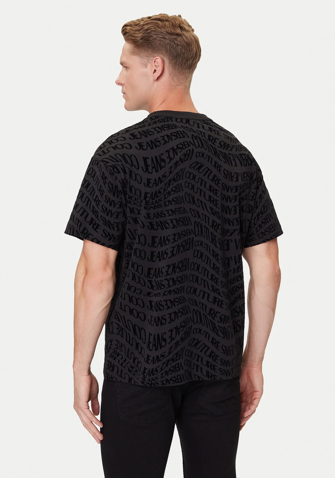 Versace Jeans Couture Μπλούζα της σειράς Liquify - 79GAH6R0 79UP601 899 Black