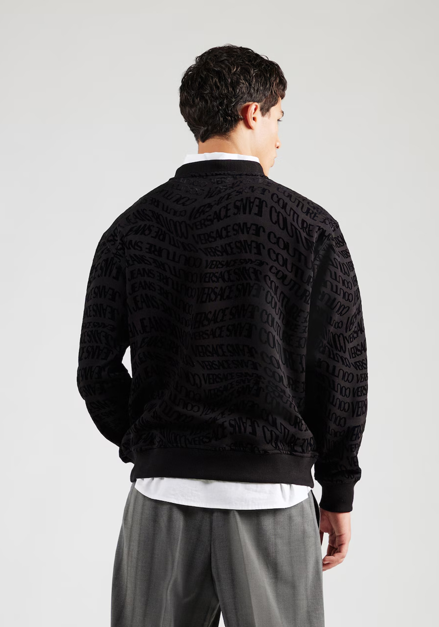 Versace Jeans Couture Φούτερ της σειράς Liquify - 79GAI3R0 79UP302 899 Black