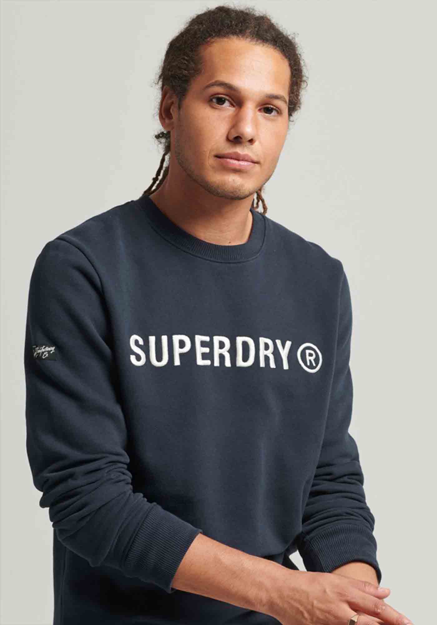 Superdry Φούτερ της σειράς Vintage - M2012058A 09S Nautical Navy φωτογραφία