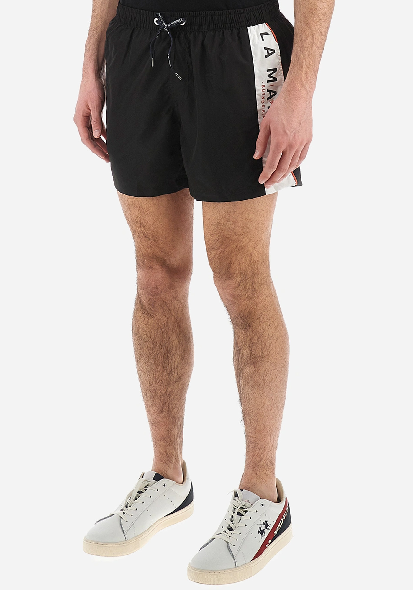 La Martina Ανδρικό Μαγιό της σειράς Vittoriano - VMM301 PA023 9999 Black