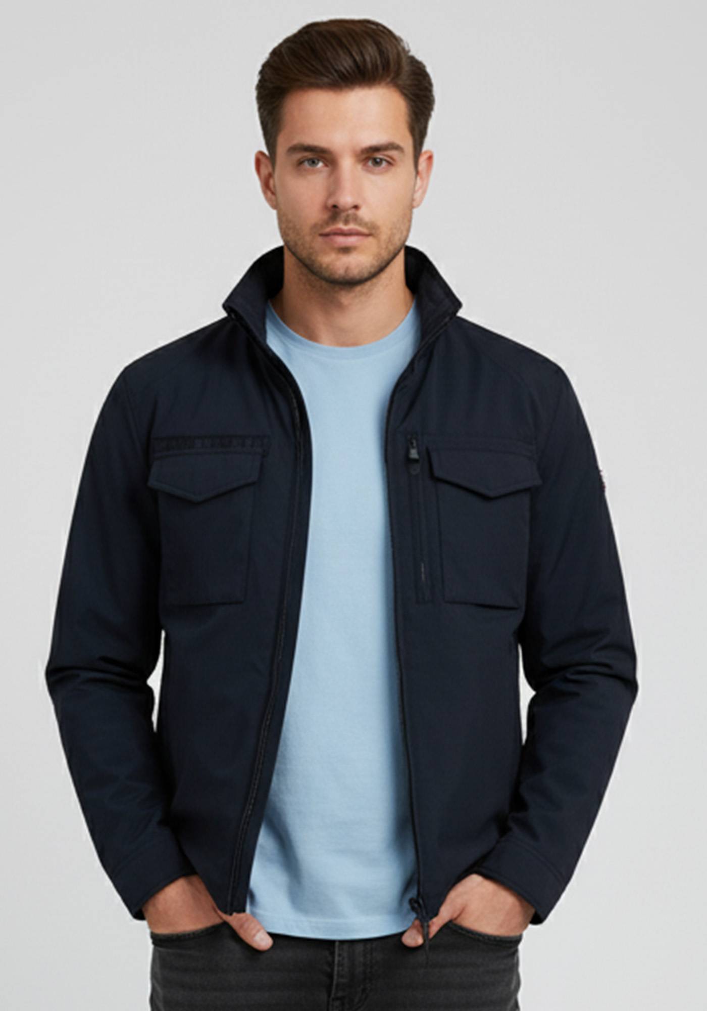 Wellensteyn Wellensteyn Καλοκαιρινό Μπουφάν της σειράς Beaufield - BEAU 1035 Darknavy