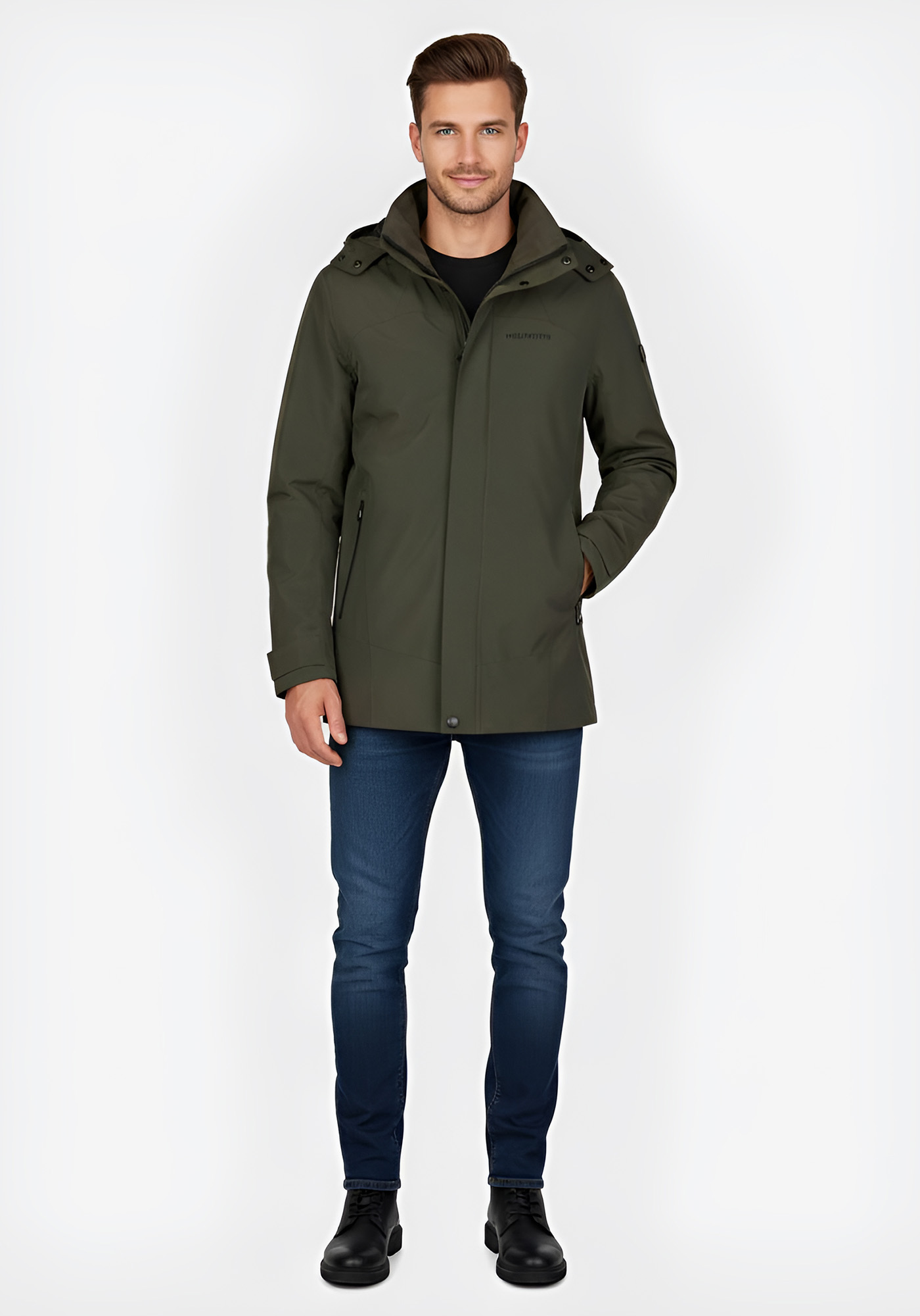 Wellensteyn Wellensteyn Καλοκαιρινό Μπουφάν της σειράς Storm Men - STORM 870 Blackarmy