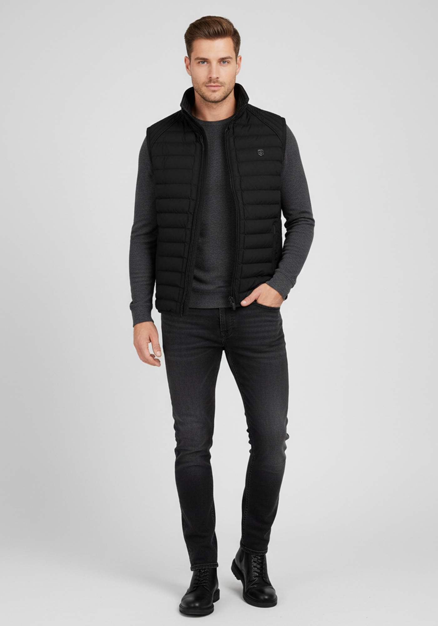 Wellensteyn Αμάνικο Μπουφάν της σειράς Molecule - MOVM 719 Black φωτογραφία