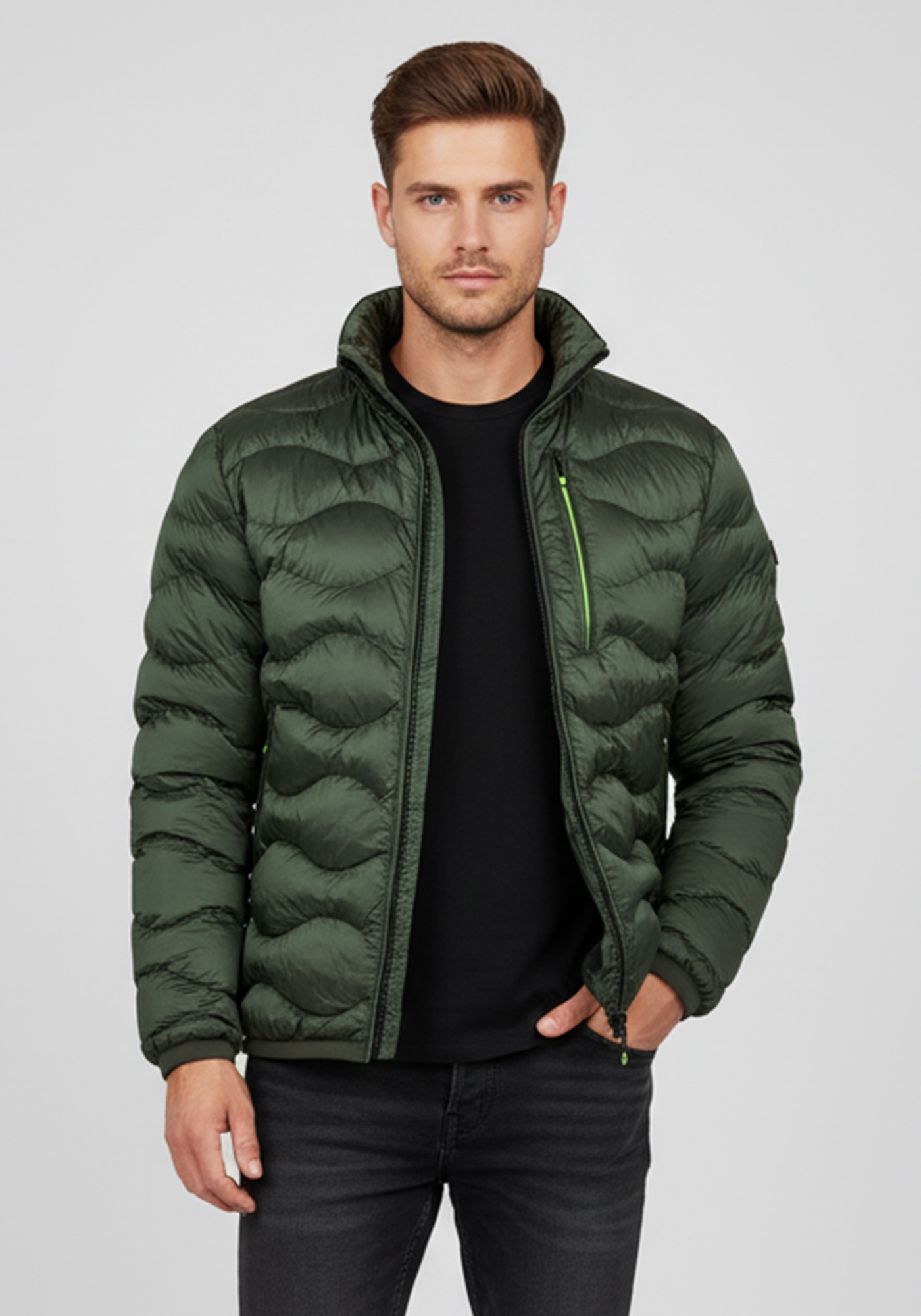Wellensteyn Μπουφάν της σειράς Airweight - AIRWM 887 Metallicgreen