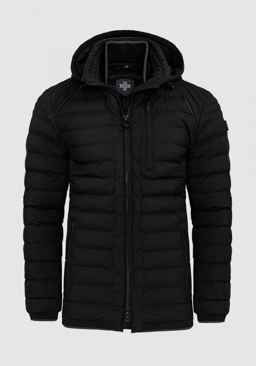 Wellensteyn Μπουφάν της σειράς Molecule με κουκούλα - MOLH 719 Black  φωτογραφία