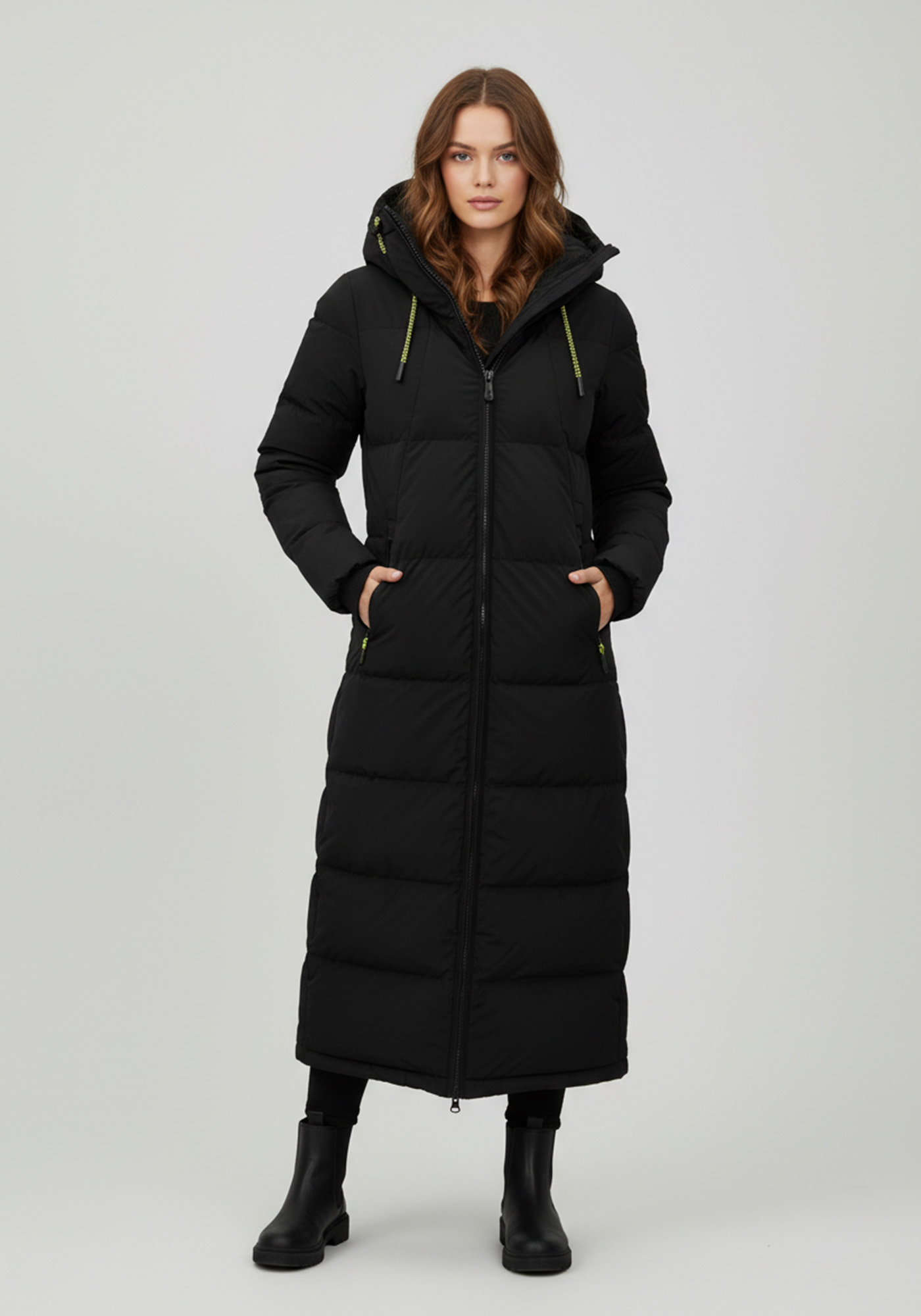 Wellensteyn Wellensteyn Μπουφάν της σειράς Raffle Long Lady - RAFLL 565 Black