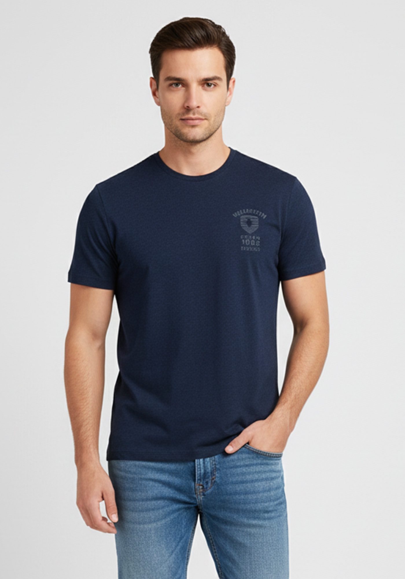 Wellensteyn Wellensteyn Μπλούζα της σειράς Rneck - OTMSR 972 Darknavy Melange