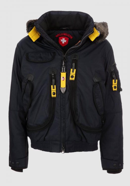 Wellenstyen Μπουφάν της σειράς Resque - RESJ 66 Midnightblue & Yellow φωτογραφία