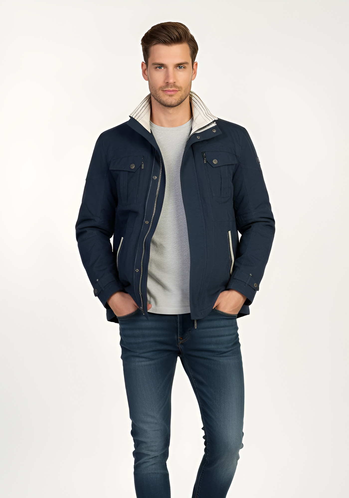 Μπουφάν Entity σε κανονική γραμμή - Blue 810