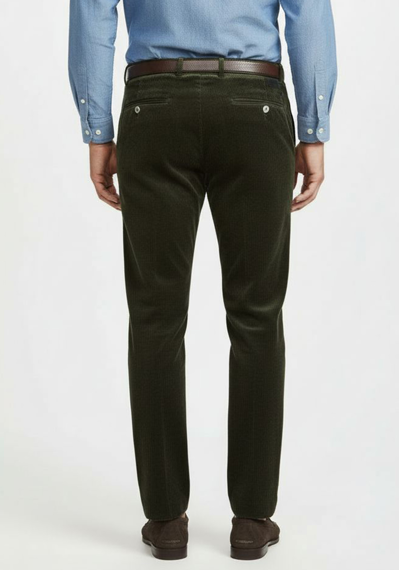 Ανδρικό Κοτλέ Παντελόνι Udine σε κανονική γραμμή - Dark Forest 480