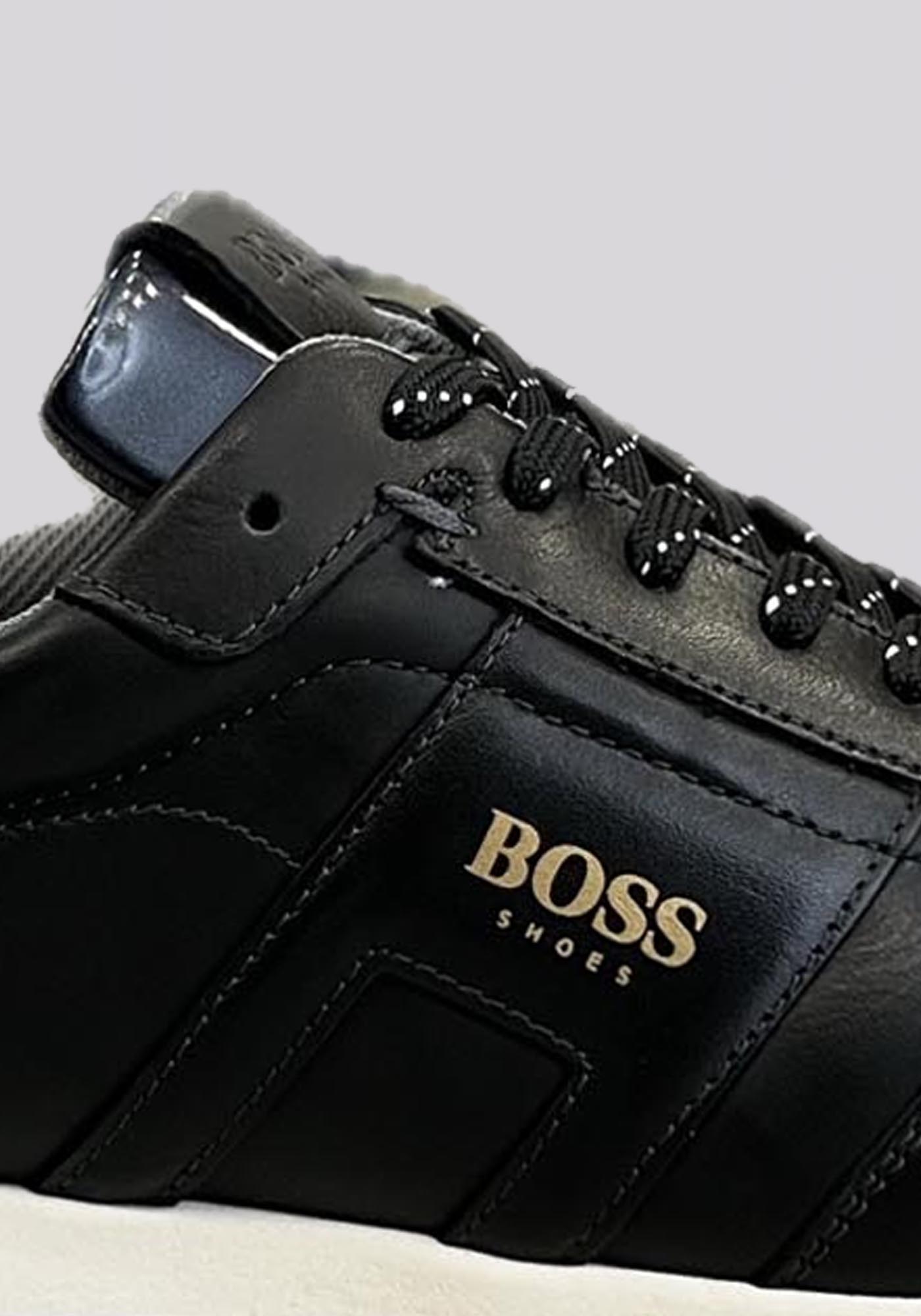 BOSS Shoes Δερμάτινα Trainers της σειράς Sport - CD321 Black Garda φωτογραφία
